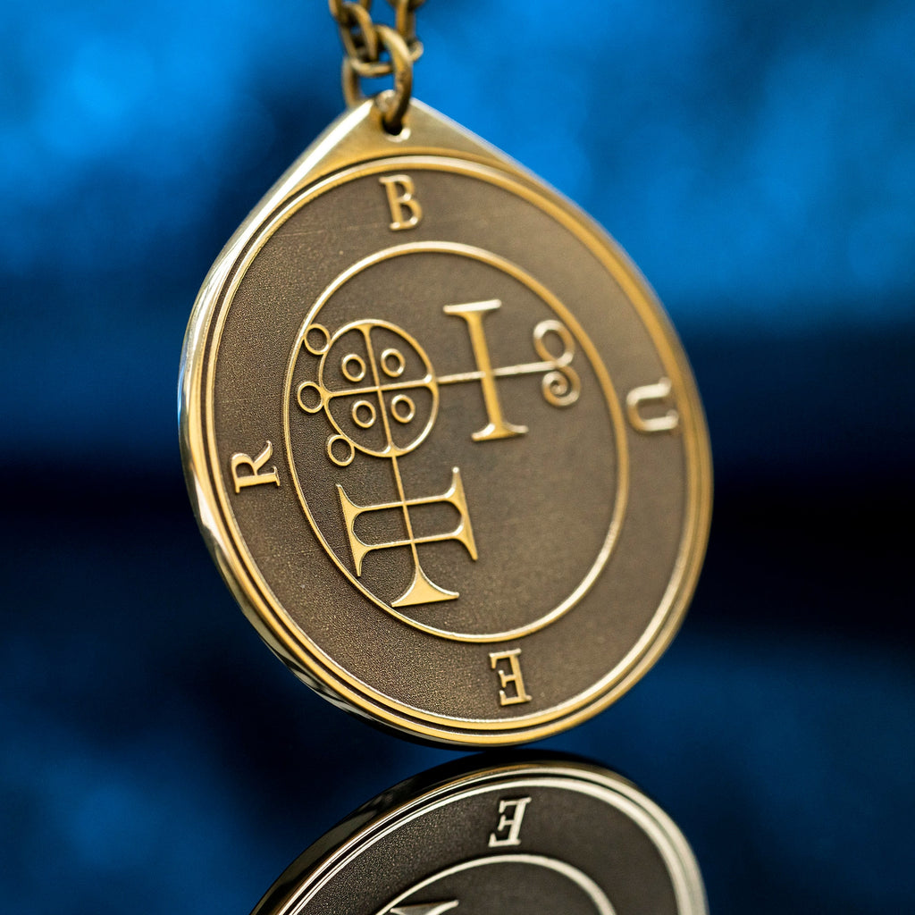 King Buer Seal Pendant: Lesser Key of Solomon Amulet