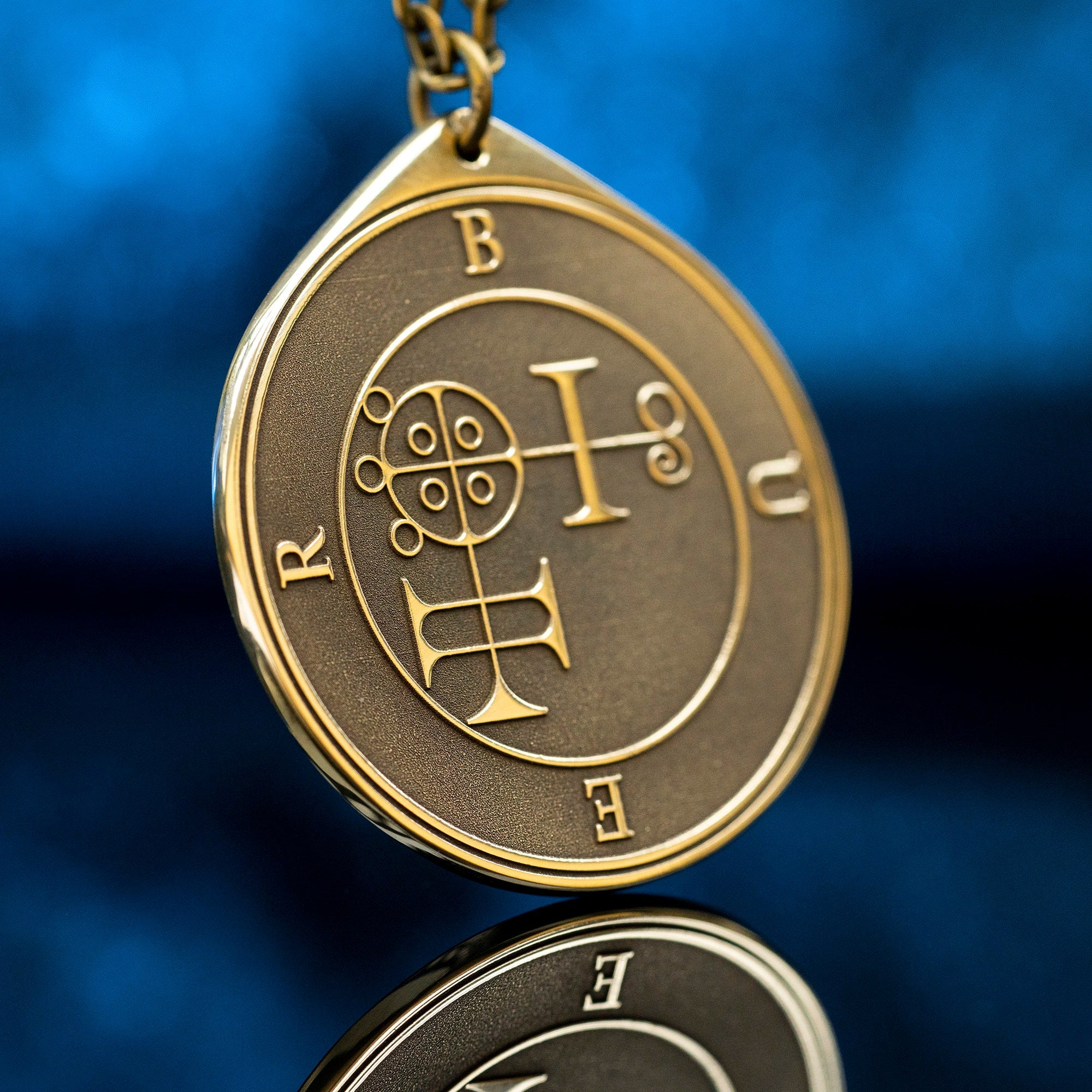 King Buer Seal Pendant: Lesser Key of Solomon Amulet