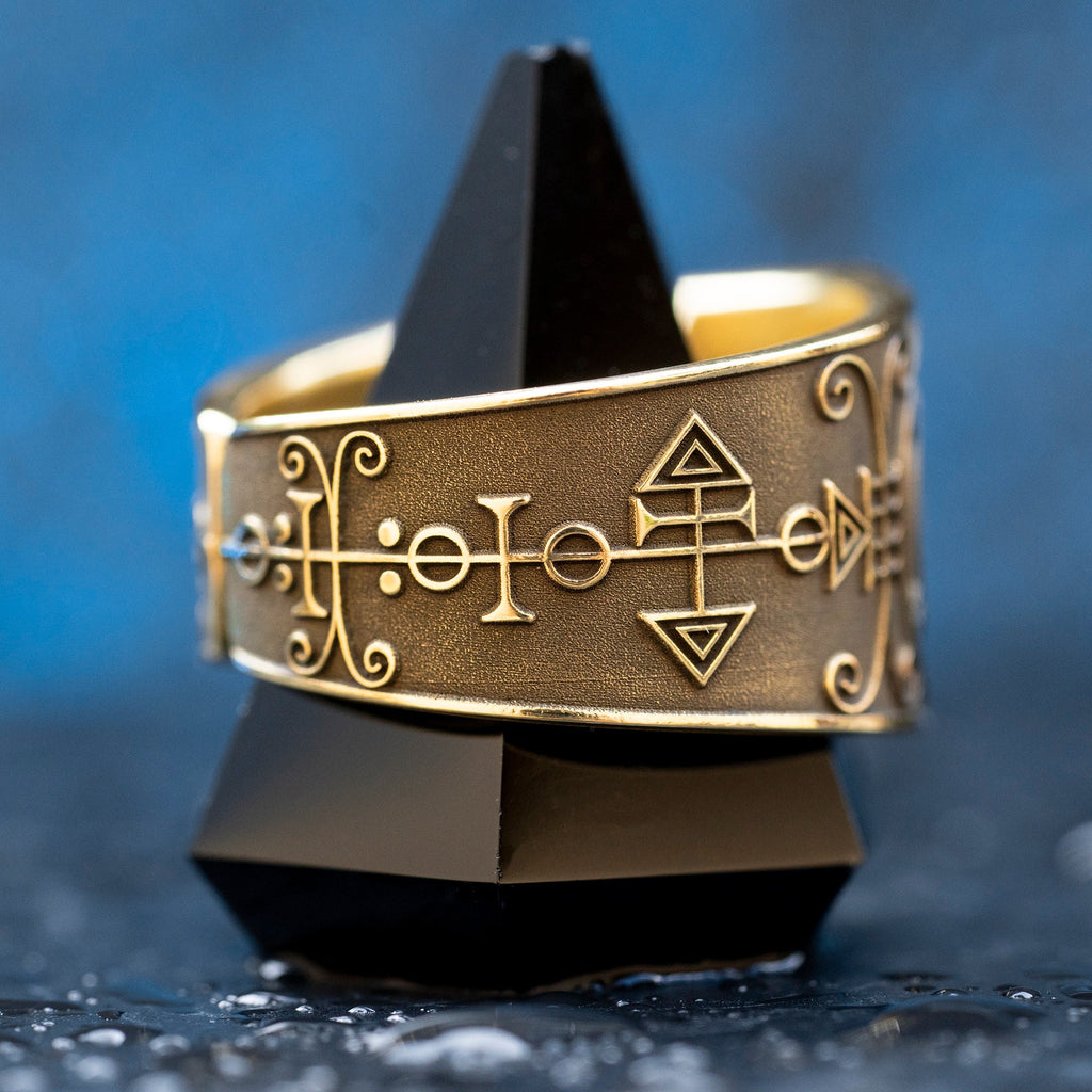Earl Furfur Brass Ring: Lesser Key of Solomon Seal, Demon talisman
