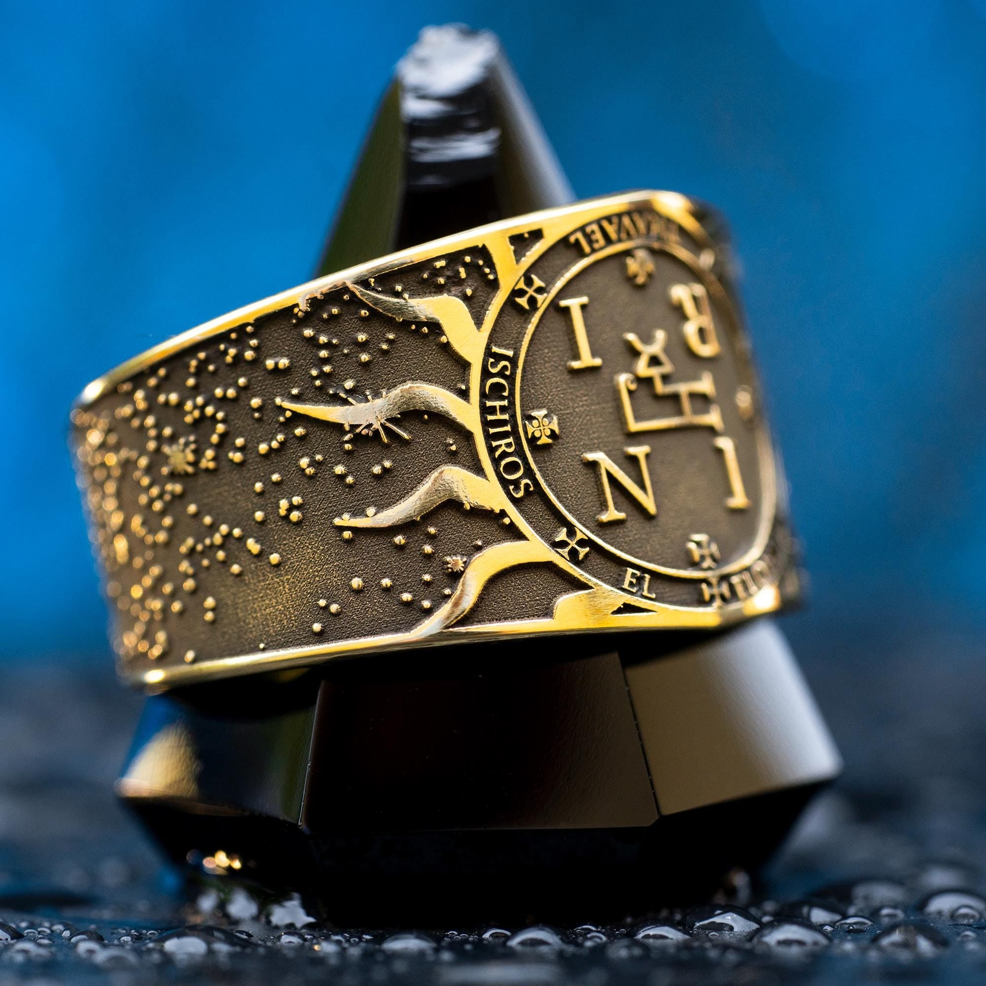 Archangel Thavael Seal Ring: Kabbalah Amulet Talisman