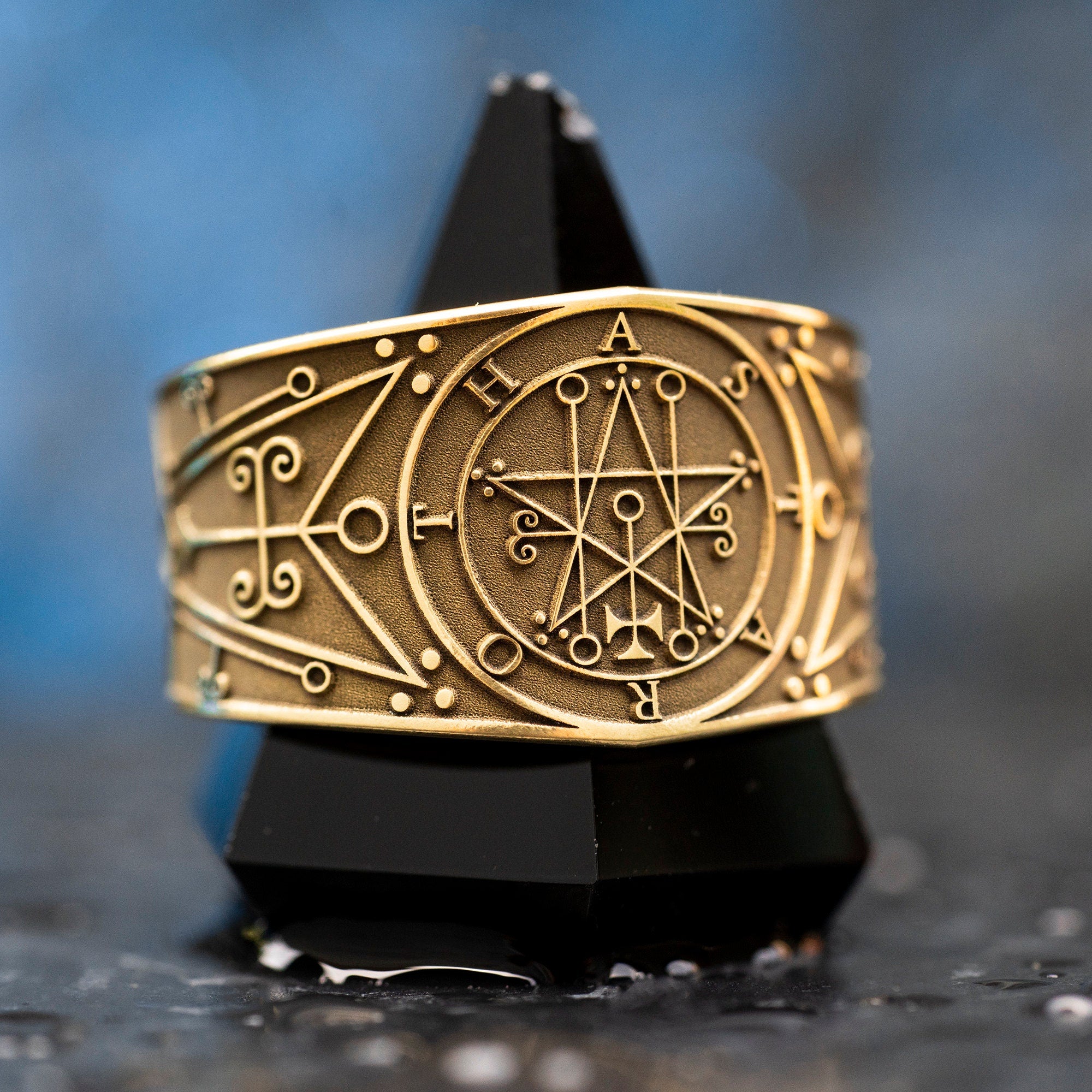 Astaroth Seal Ring: Demon of Revelation and Prophecy,  Solomon Goetia Kabbalah Talisman