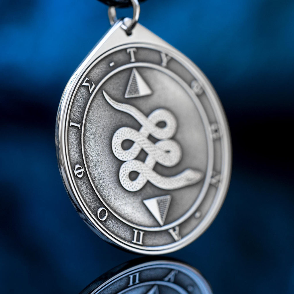 Apep-Typhon Serpent Pendant: Primordial Chaos Amulet
