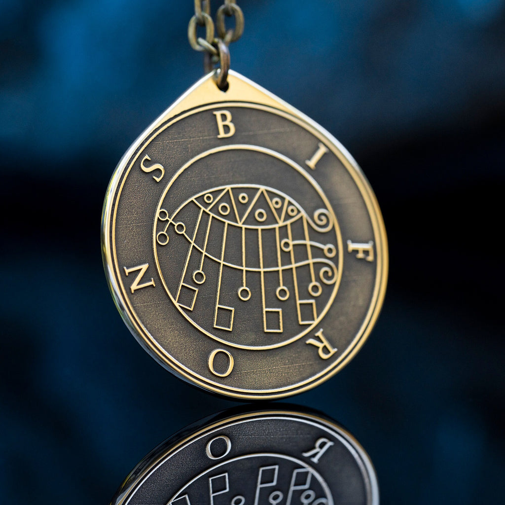 Earl Bifrons Seal Pendant: Lesser Key of Solomon Amulet