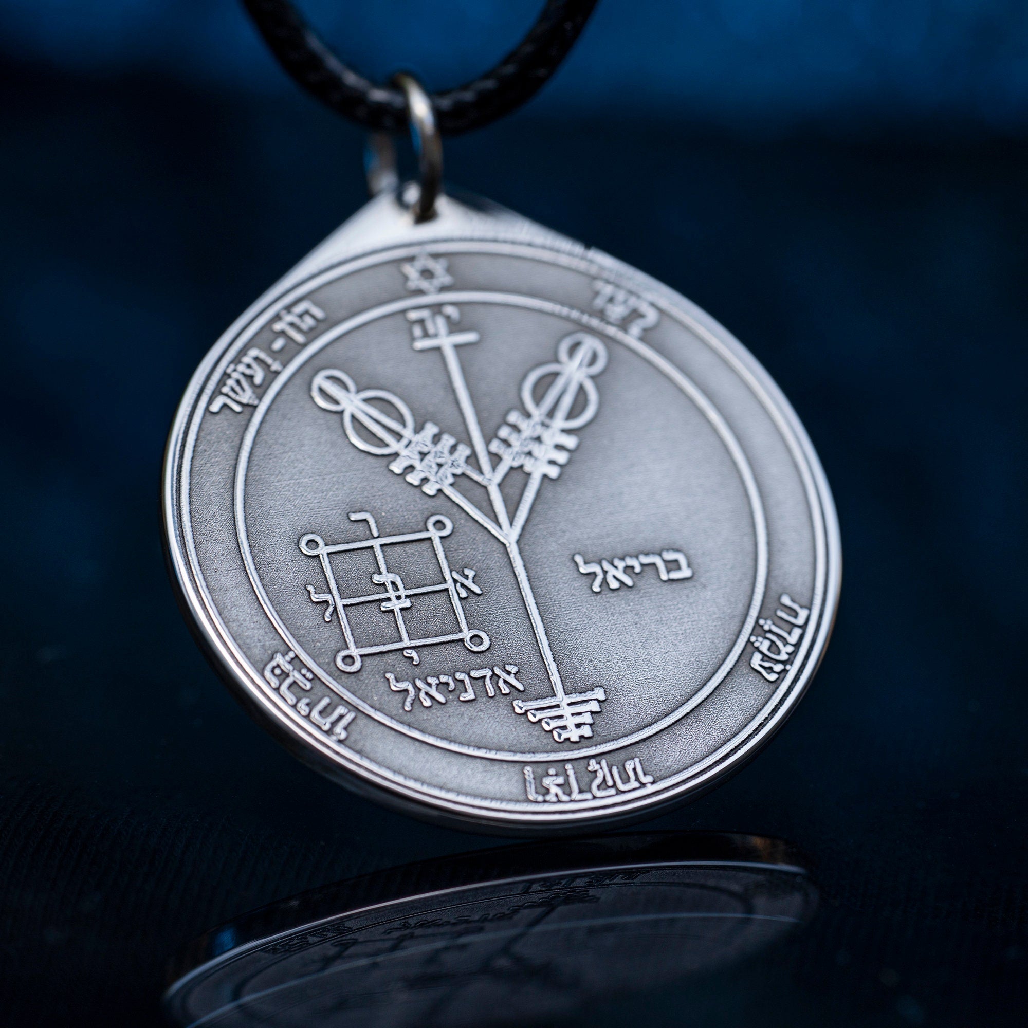 The Fourth Pentacle of Jupiter pendant Solomon kabbalah amulet talisman seal goetia occult magic lemegeton