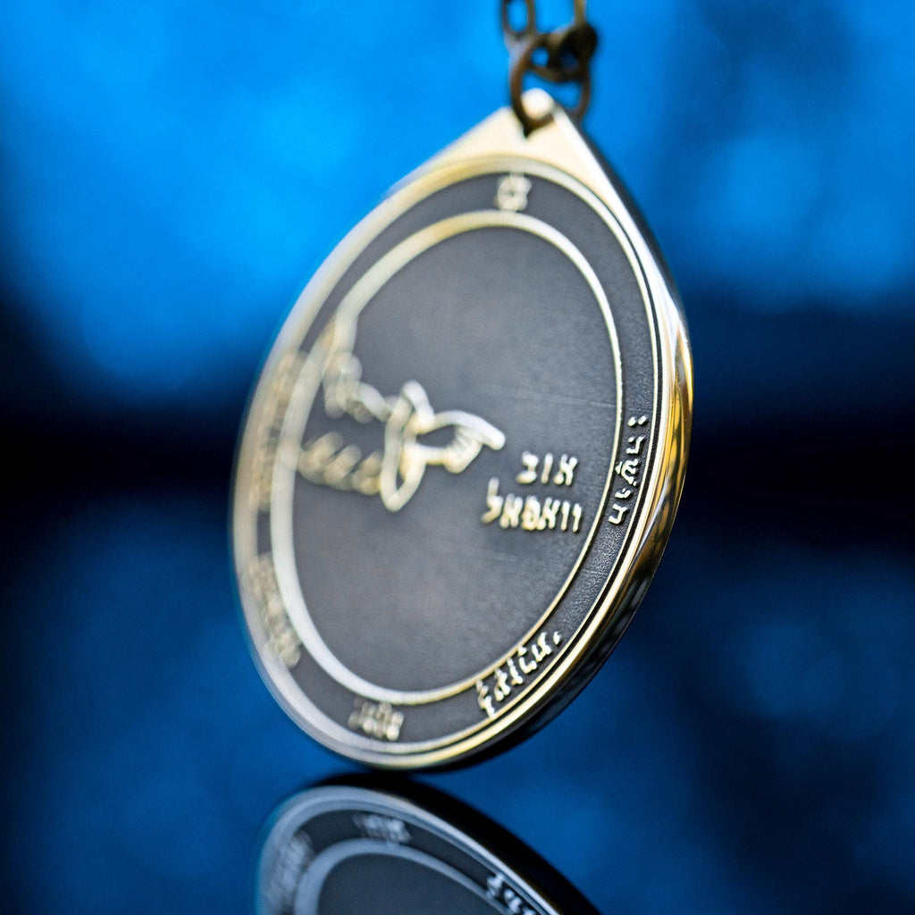 The Third Pentacle of the Moon pendant Solomon kabbalah amulet talisman seal goetia occult magic lemegeton