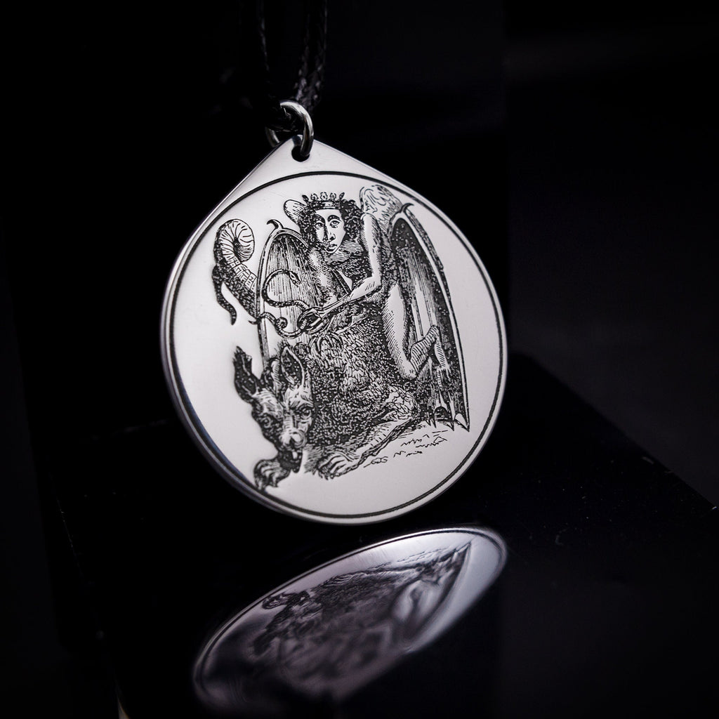 Duke Astaroth Seal Pendant: Lesser Key of Solomon Amulet
