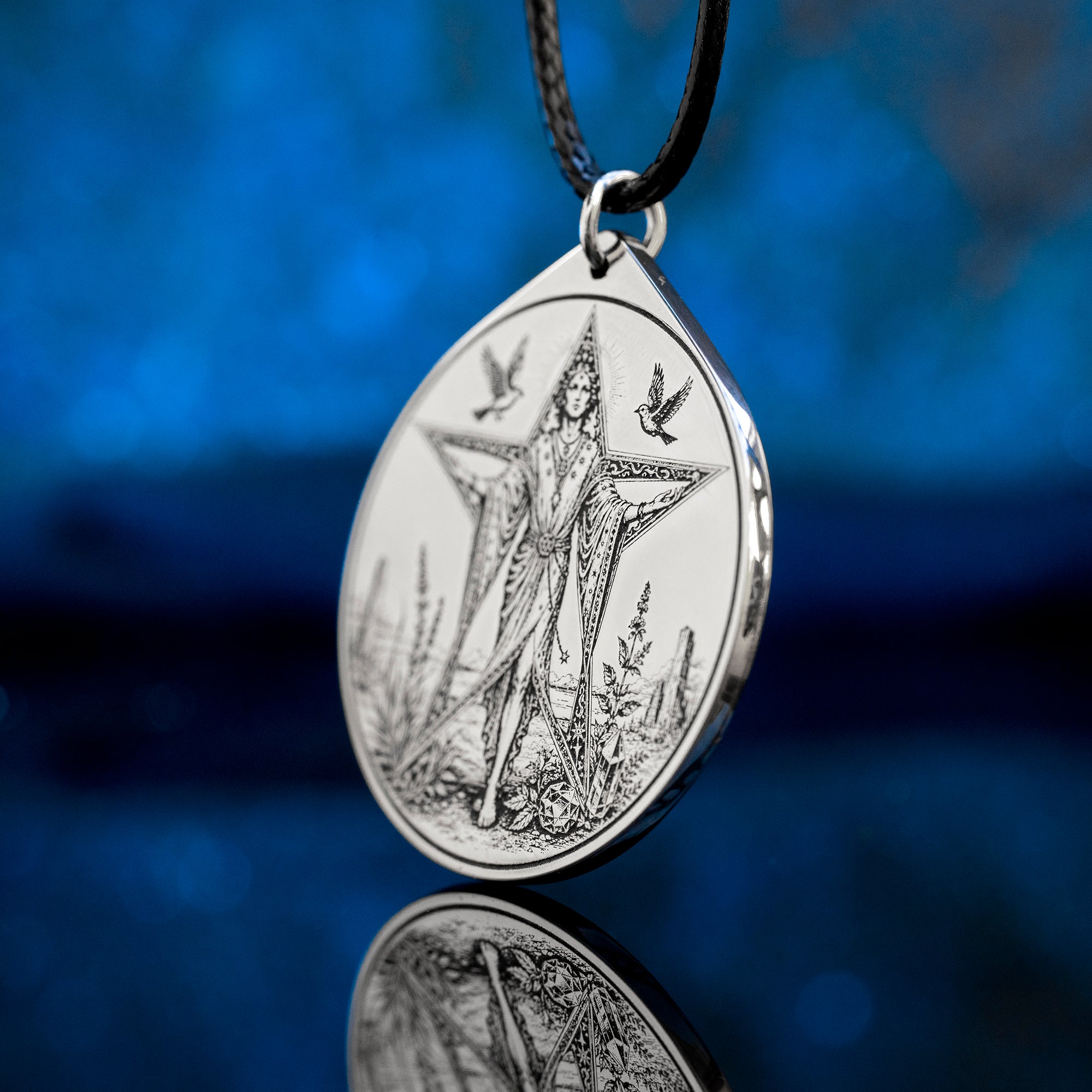 Decarabia Seal Pendant: Demon of Herbs, Gemstones, Stars and Hidden Knowledge, Solomon Goetia
