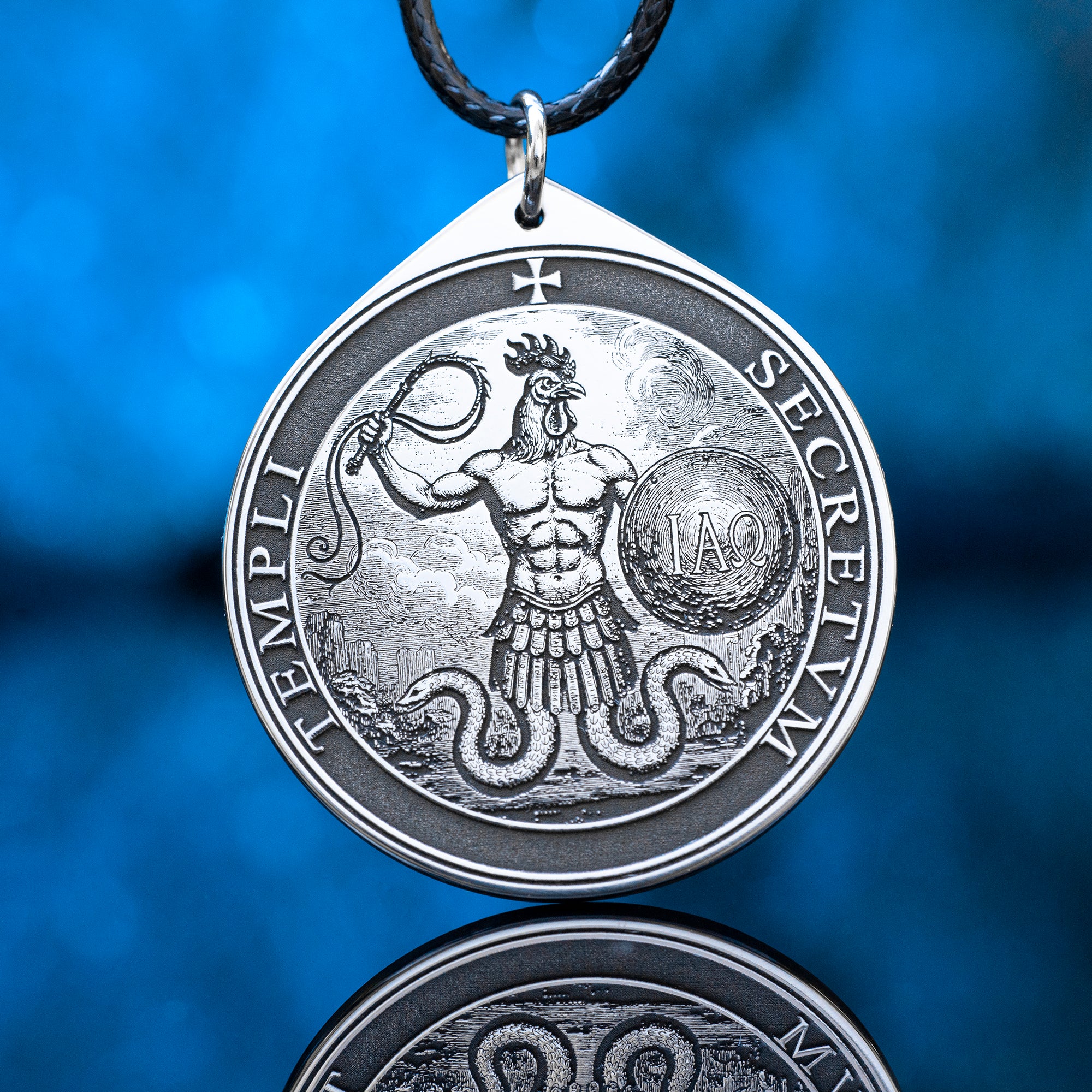 Abraxas Sigil Pendant: Gnostic Symbol of Protection, Balance and Personal Sovereignty