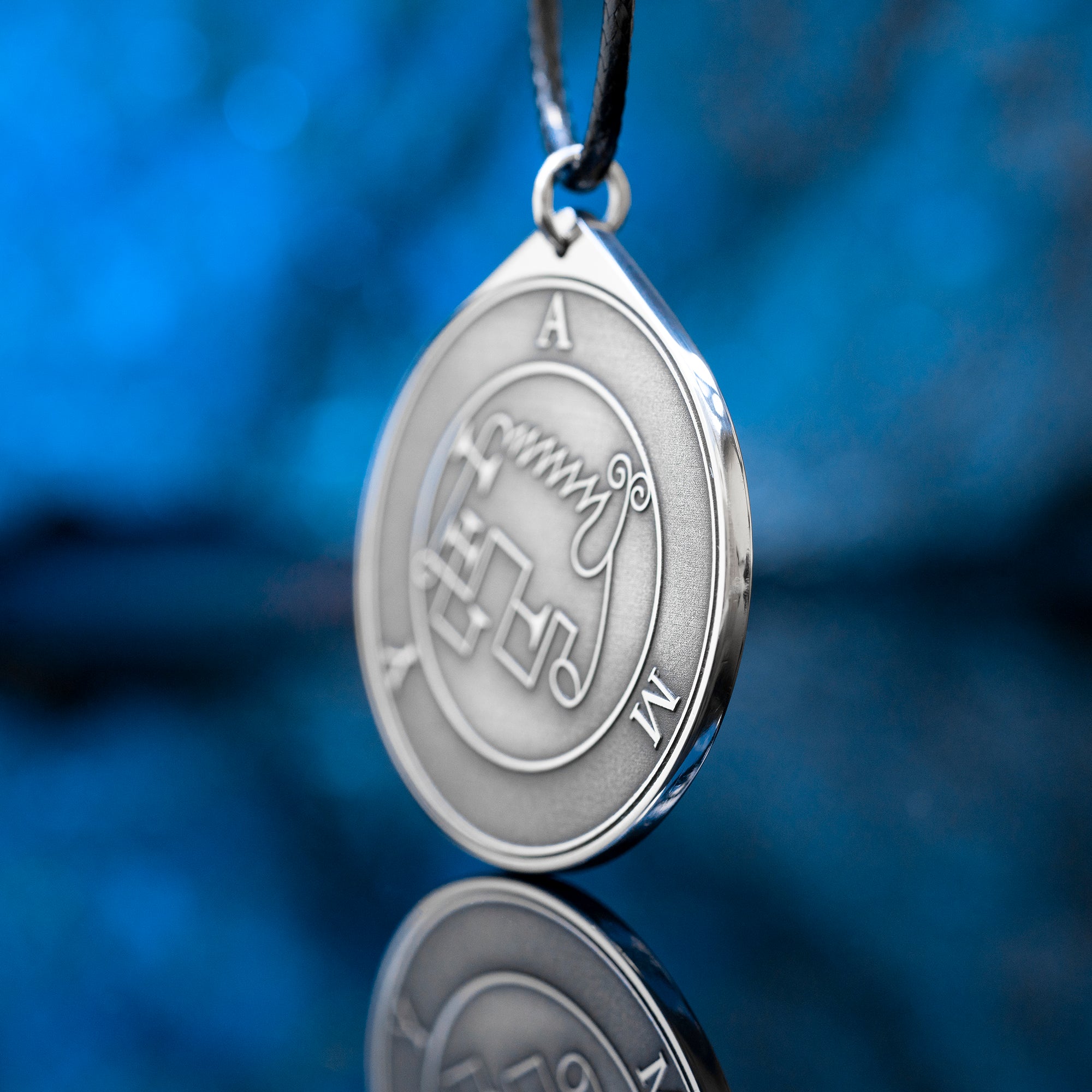 Amy Goetia seal pendant inspired by the demon of astrology, liberal sciences, and hidden treasures