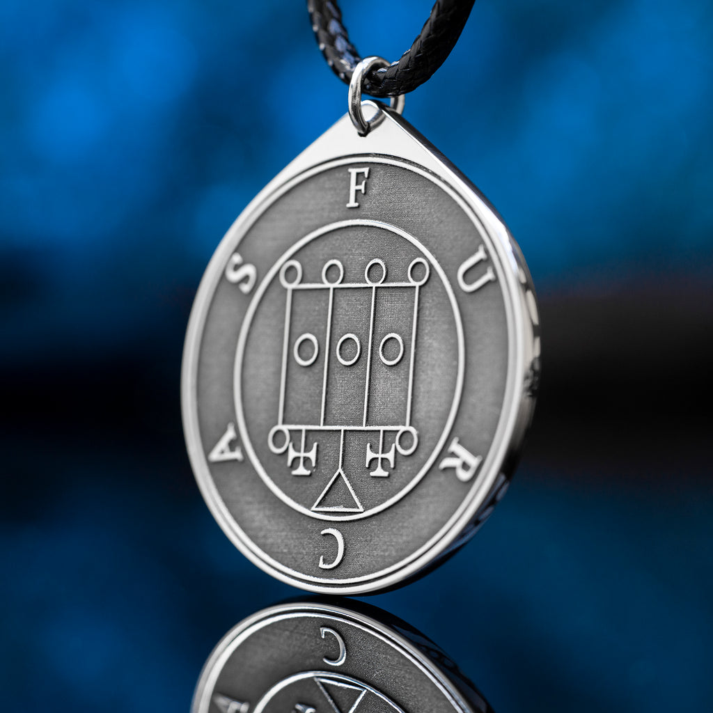 Furcas Seal Pendant: Talisman of Wisdom and Eloquence, Goetia magic amulet
