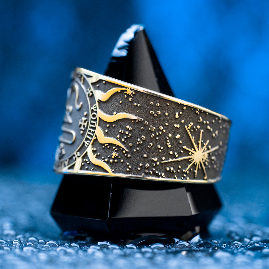 Archangel Jophiel Seal Ring: Angel of Divine Beauty and Watchfulness, Goetia Solomon Kabbalah Amulet