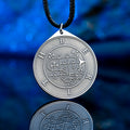 Berith seal pendant with engraved Ars Goetia sigil associated with alchemy, gold, dignities, and true answers
