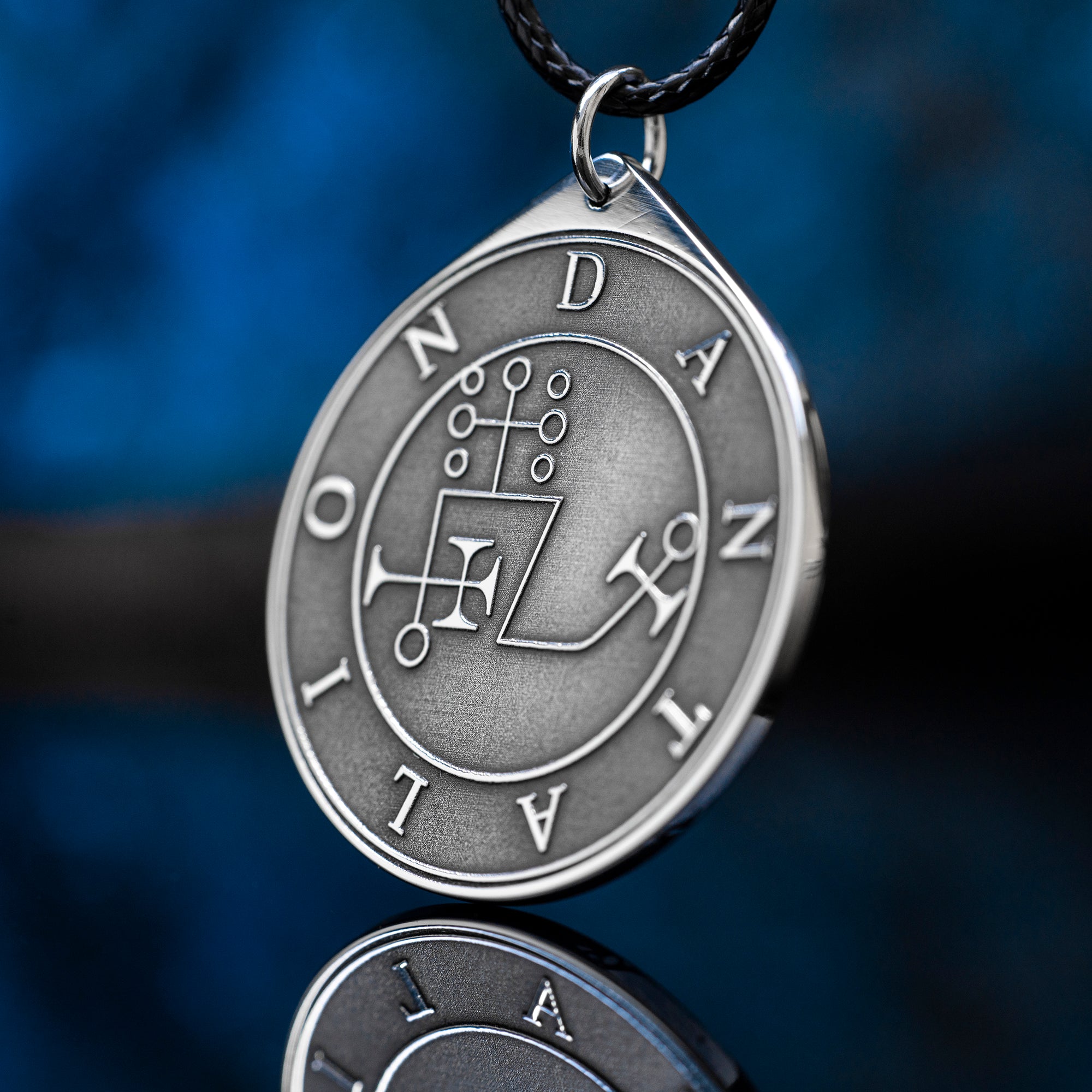 Dantalion Seal Amulet Pendant: Lesser Key of Solomon Talisman