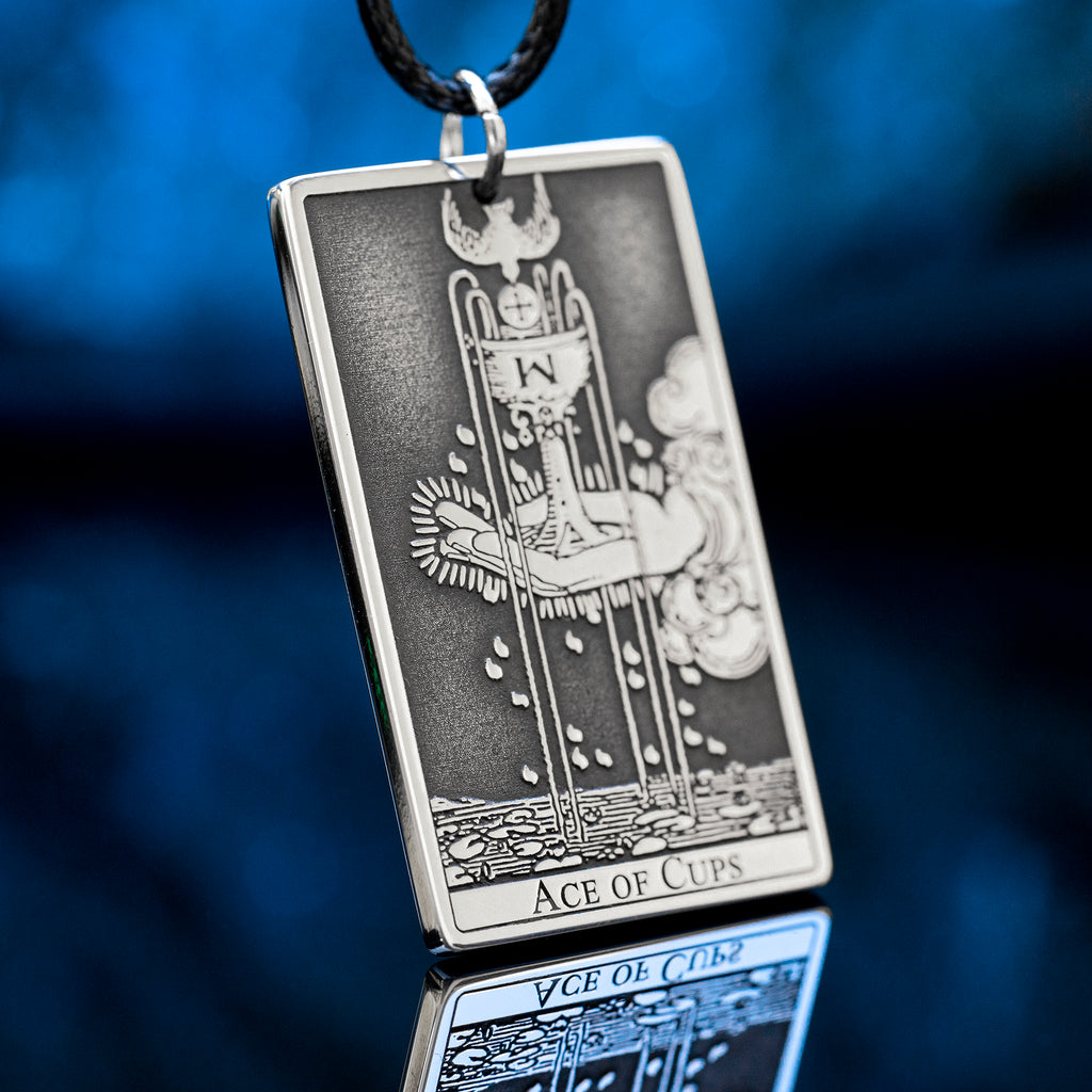 Ace of Cups Tarot Pendant
