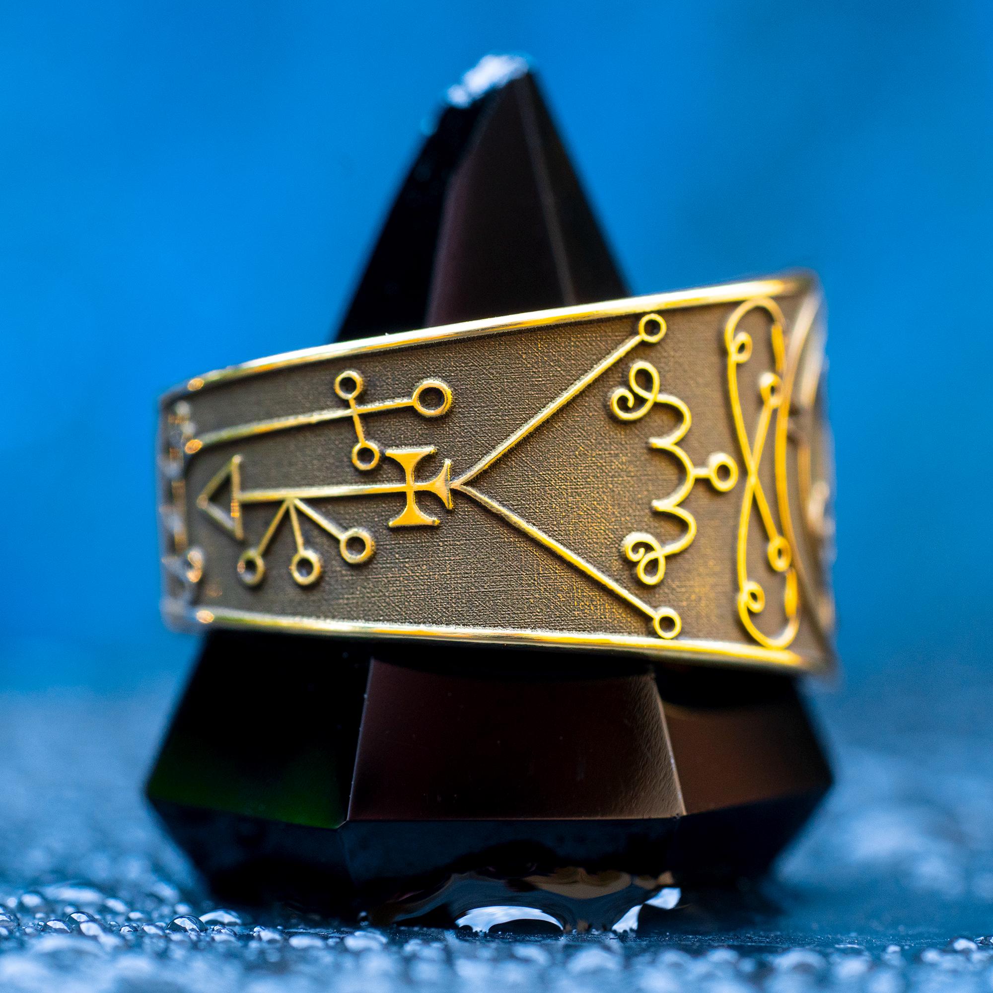 Balam Brass Ring: Demon of Invisibility and Prophecy, Solomon kabbalah amulet