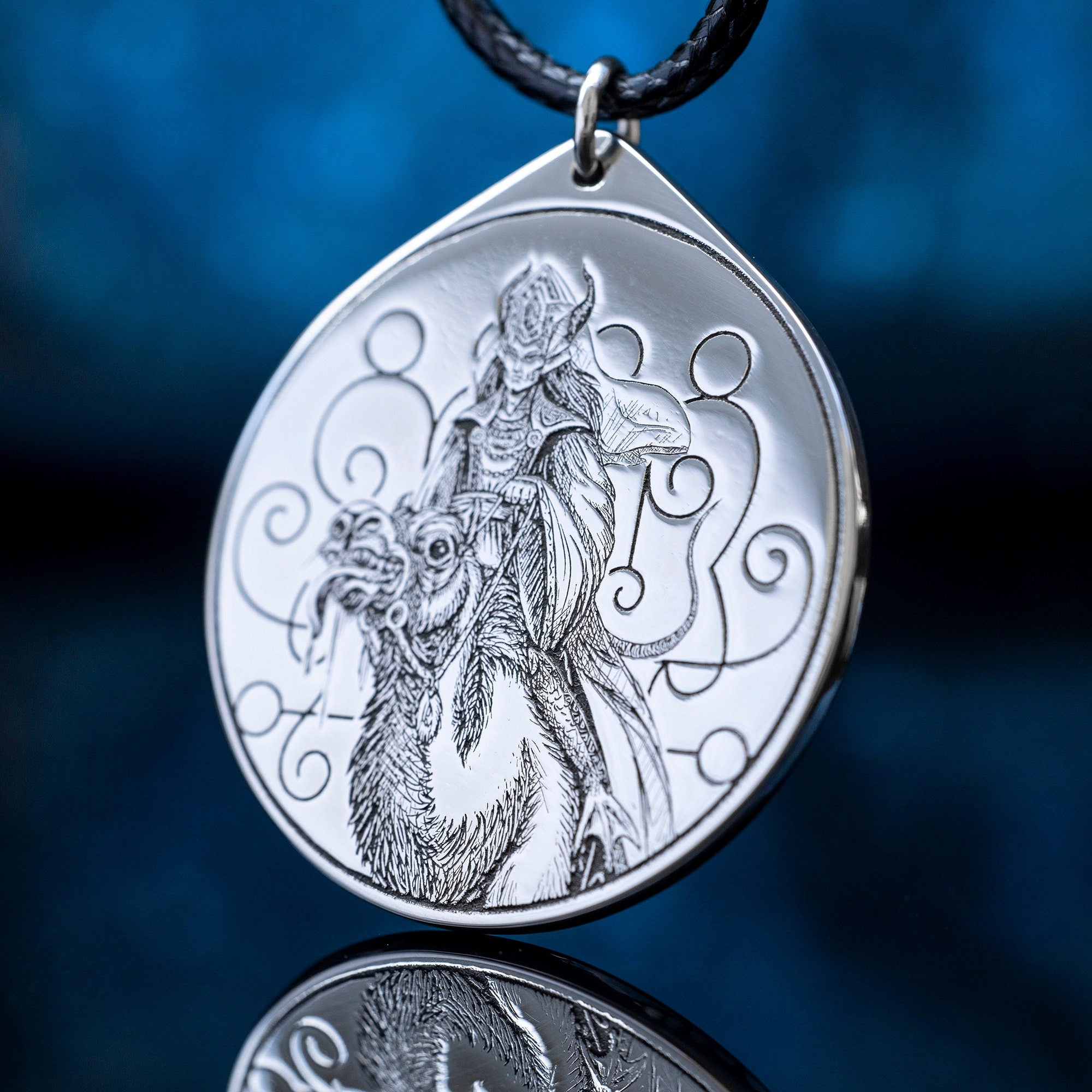 King Paimon Seal Pendant: Lesser Key of Solomon Amulet