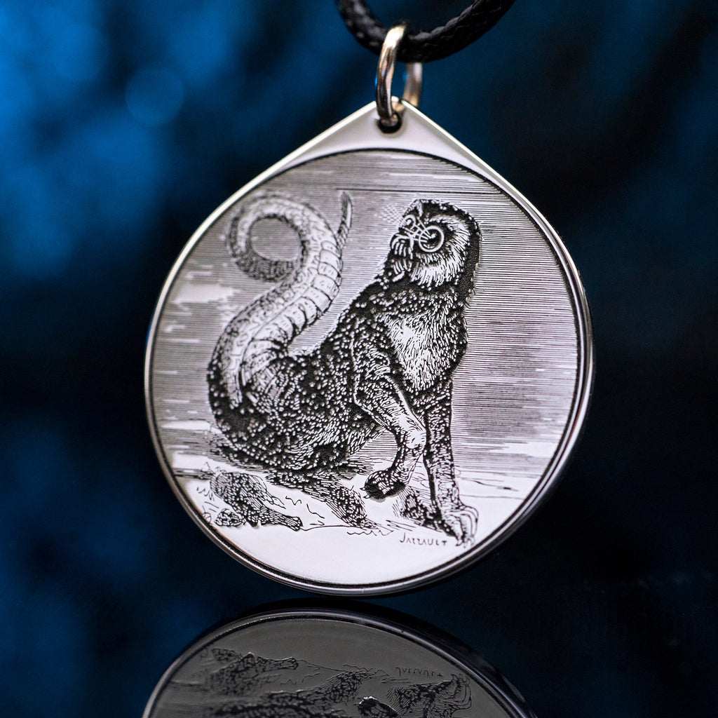 Amon Seal Amulet Pendant: Lesser Key of Solomon, Kabbalah Talisman