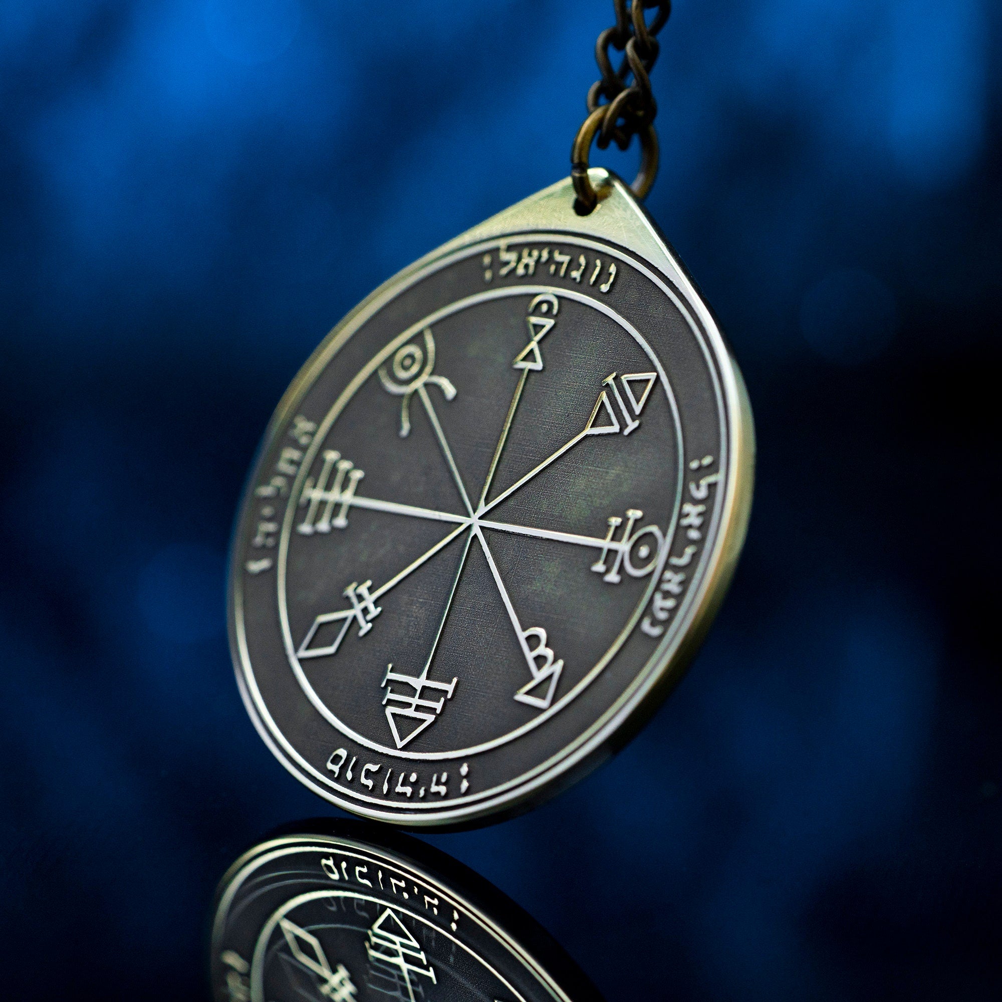 The First Pentacle of Venus pendant Solomon kabbalah amulet talisman seal goetia occult magic lemegeton