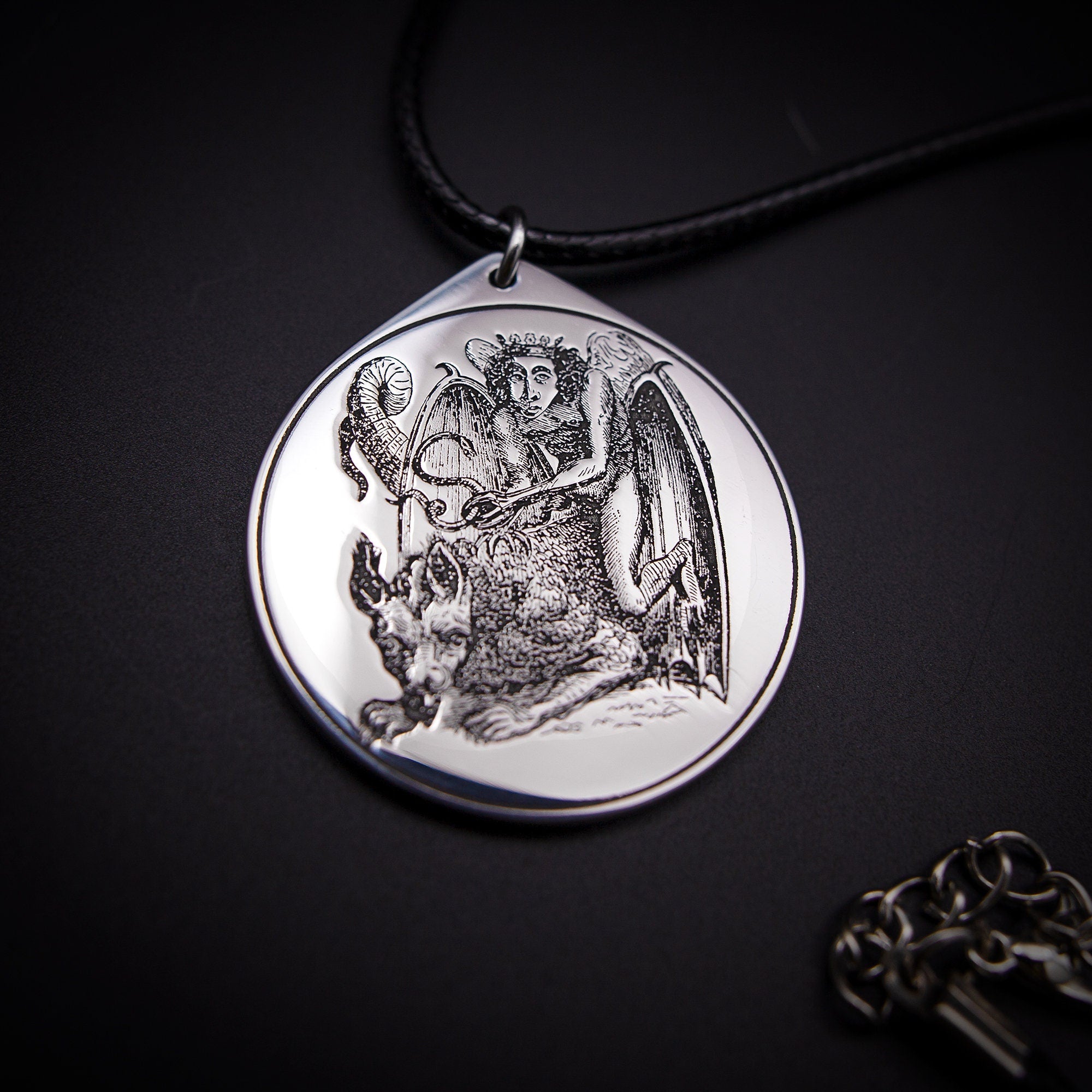 Duke Astaroth Seal Pendant: Lesser Key of Solomon Amulet