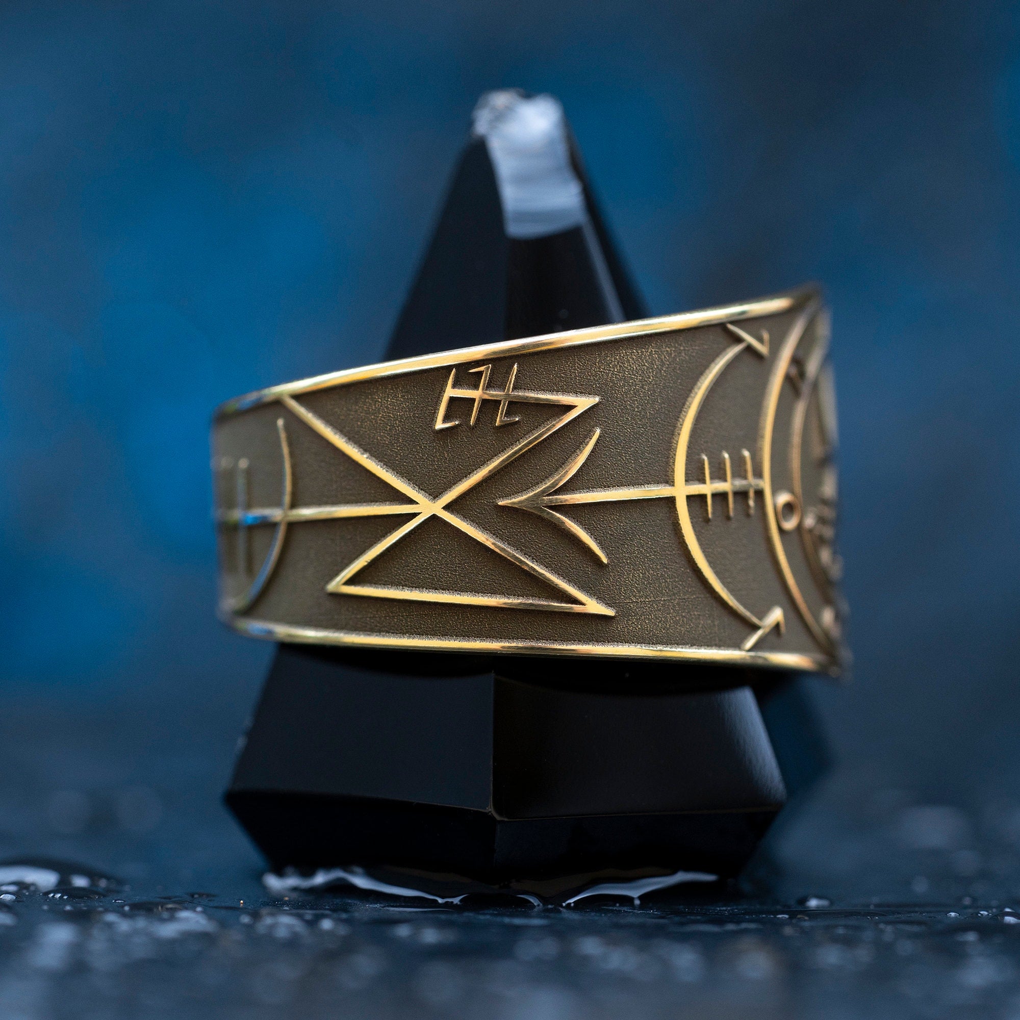 Abaddon Seal Ring: Demon of the Abyss and Destruction, Apollyon Occult Solomon Goetia