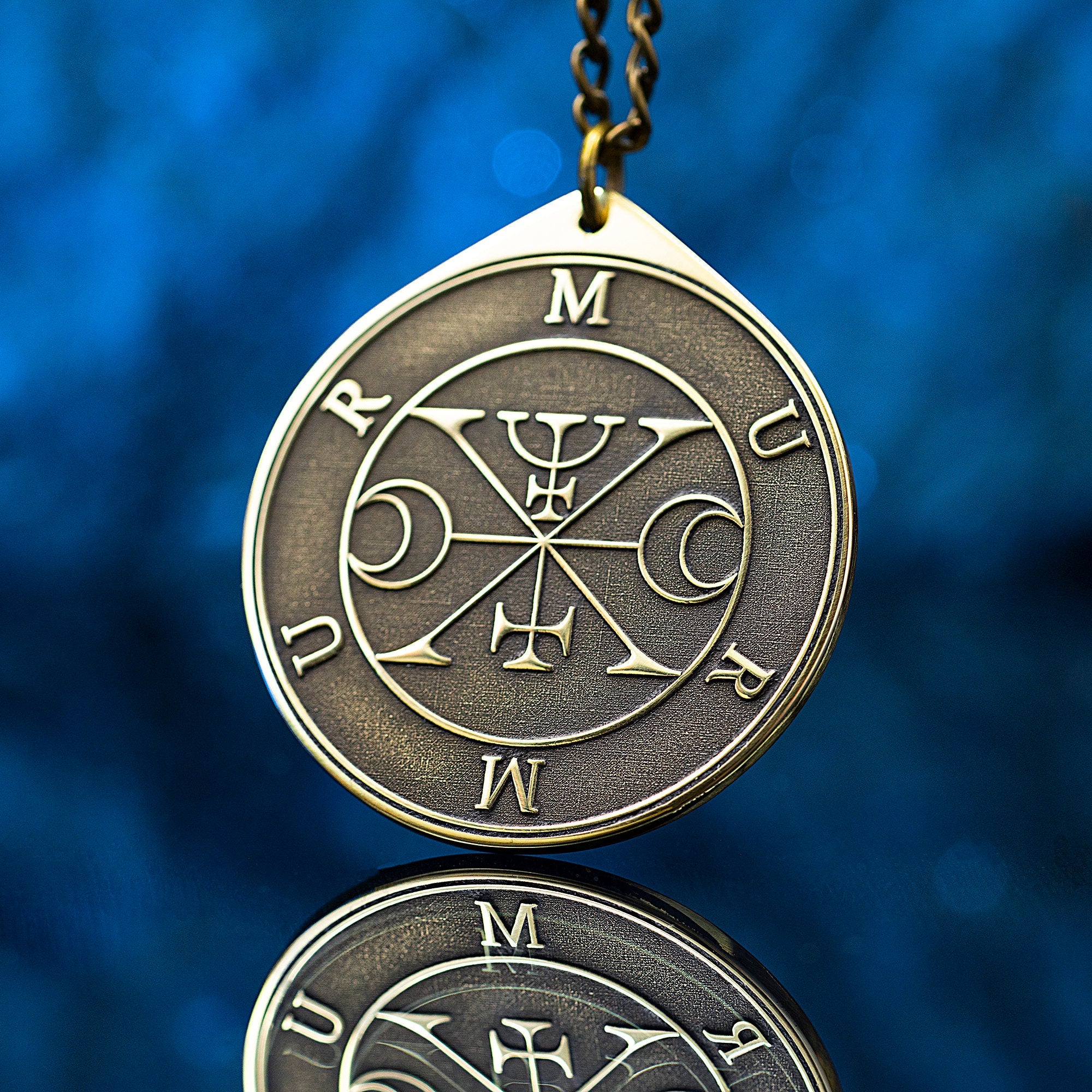Duke Murmur Seal Pendant: Lesser Key of Solomon Amulet