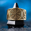 First Pentacle of Venus ring with engraved Solomon seal associated with love spirits and Venus command
