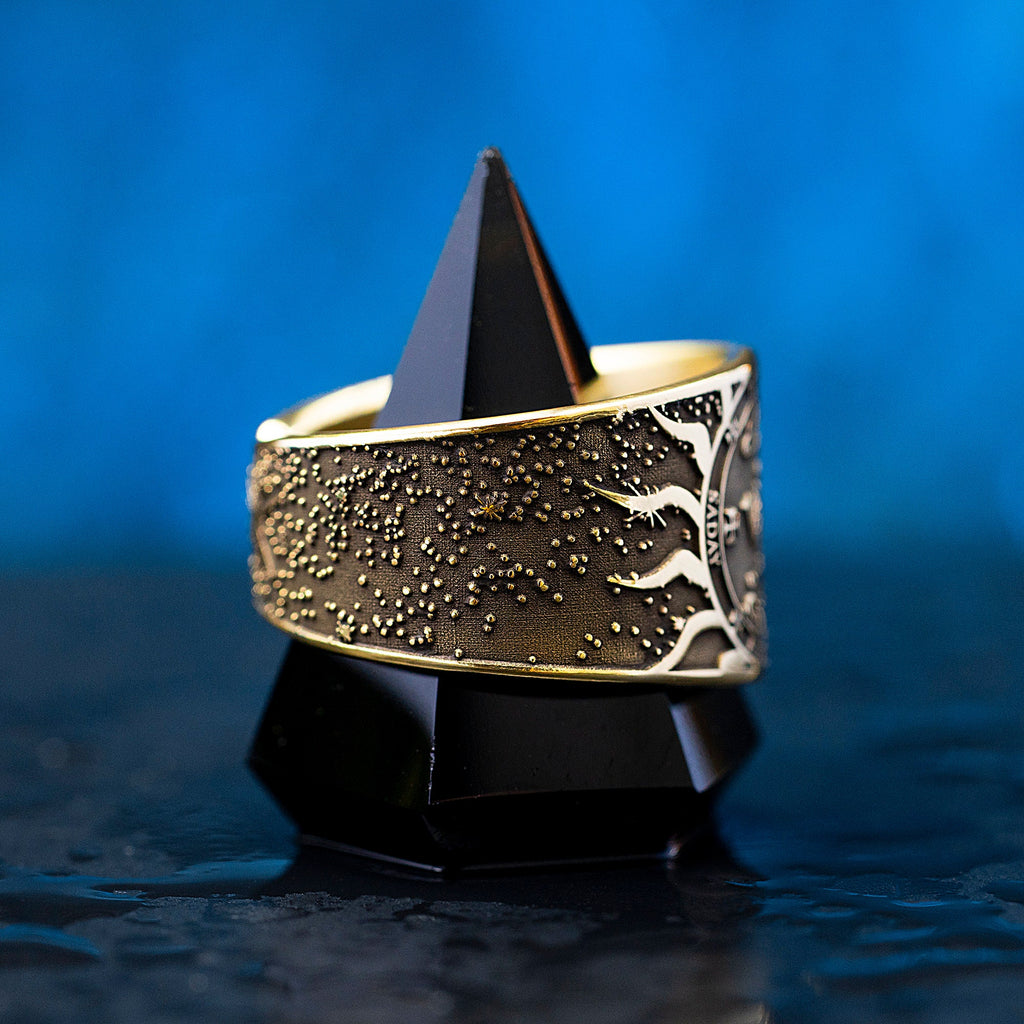 Archangel MICHAEL ring: Protector Seal, Solomon Goetia kabbalah talisman angel occult magic