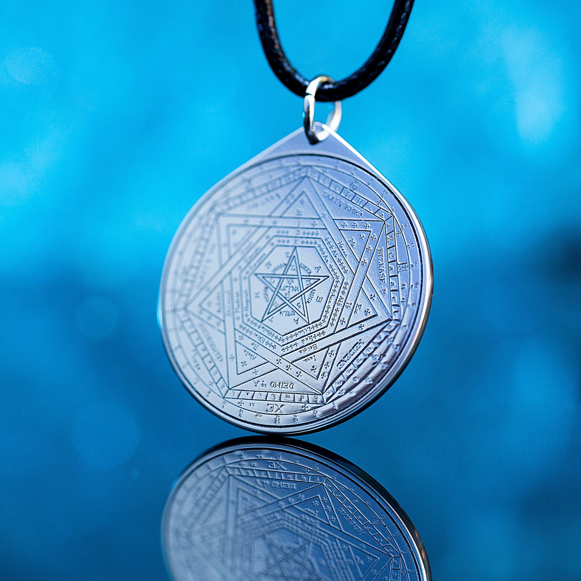 Enochian Great Tablet Seal of Truth Sigillum Dei Ameth Pendant Solomon seal kabbalah amulet pendant goetia occult magic lemegeton