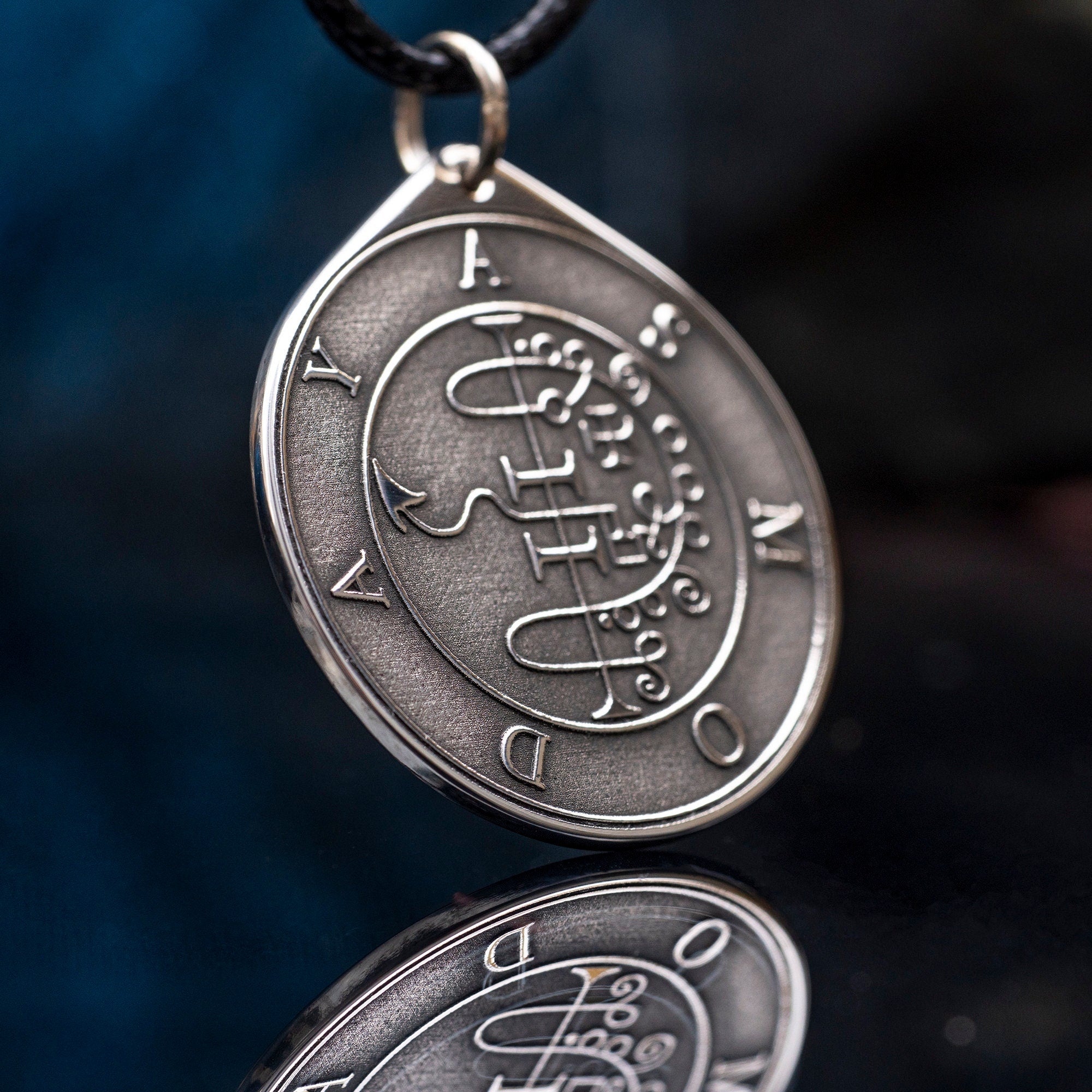 Asmoday Seal Pendant: Demon of Invincibility and Treasures, Goetia Solomon Kabbalah Occult Magic