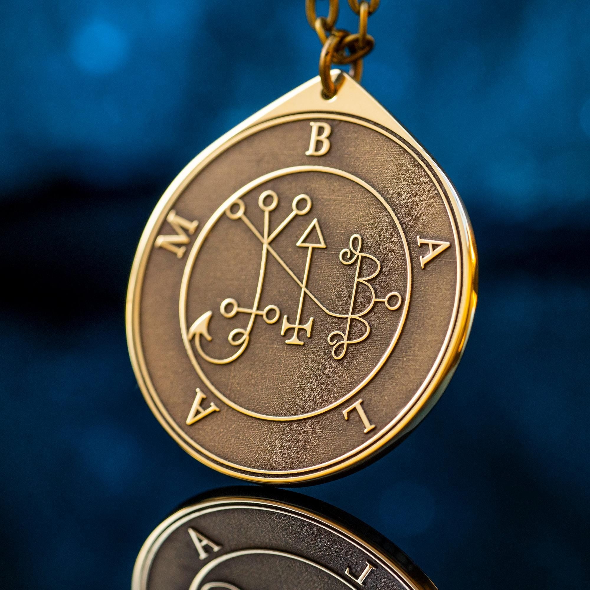 King Balam Seal Pendant: Lesser Key of Solomon Amulet