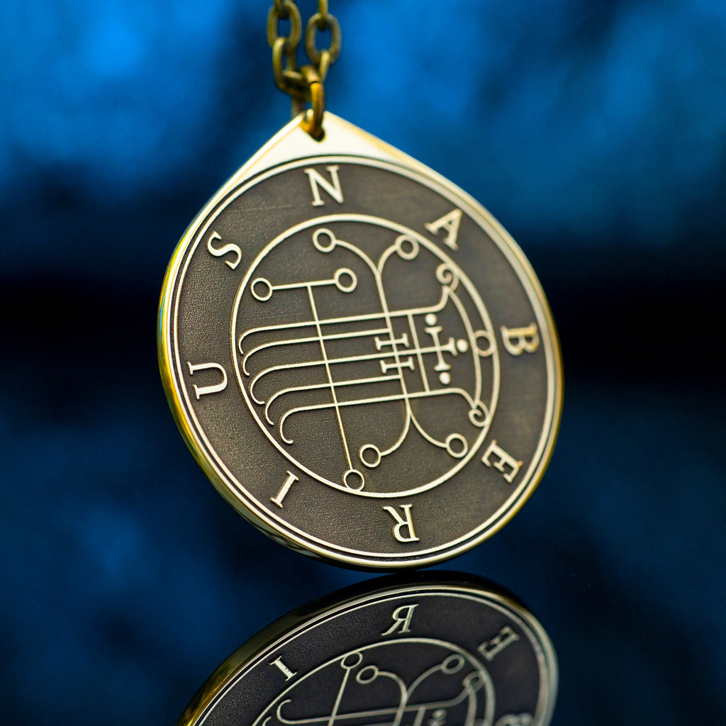 Marquis Naberius Seal Pendant: Lesser Key of Solomon Amulet