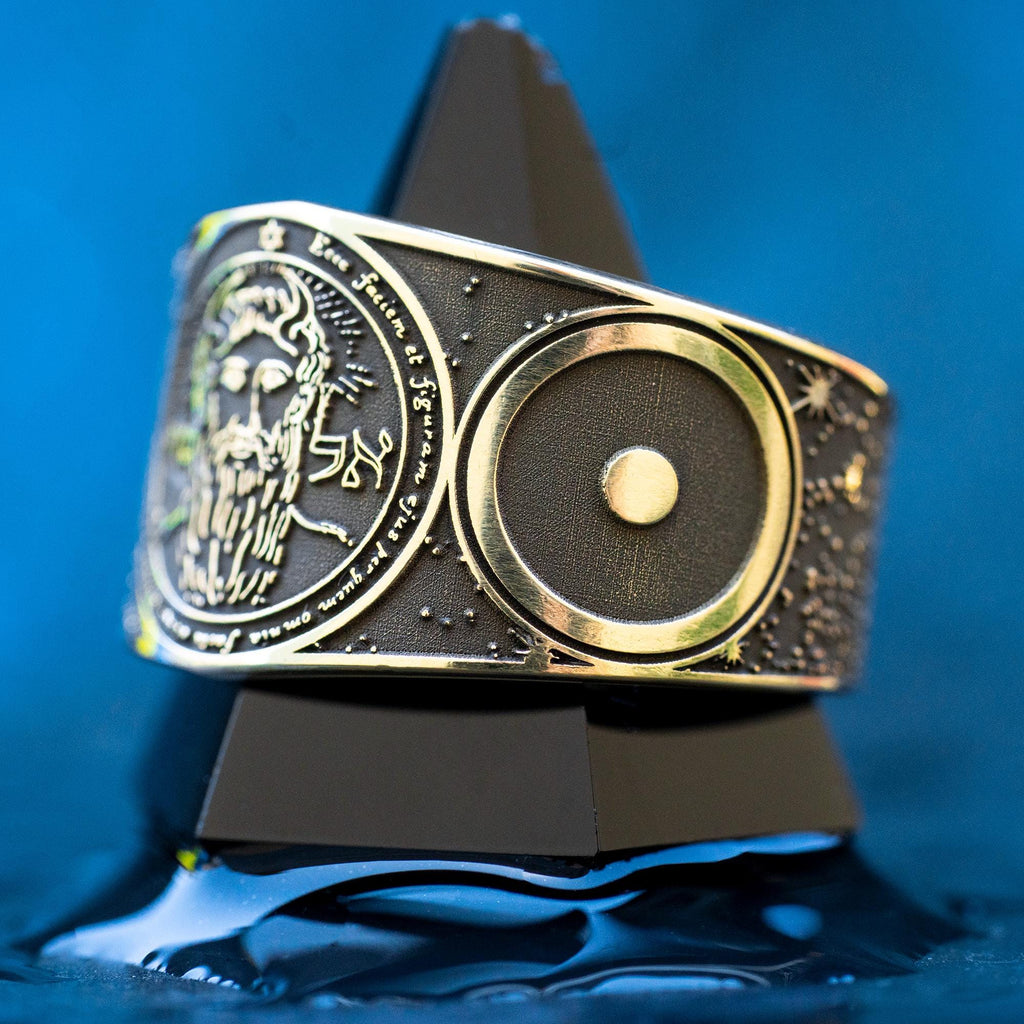 First Pentacle of the Sun Ring: Kabbalah Solomon Goetia Magic Seal