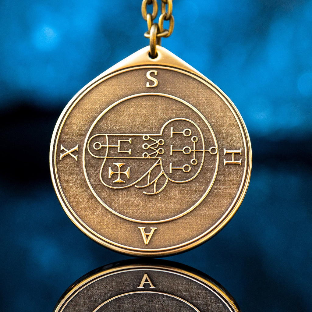 Shax Pendant: Demon of Theft and Deception, Goetia Solomon Kabbalah magic