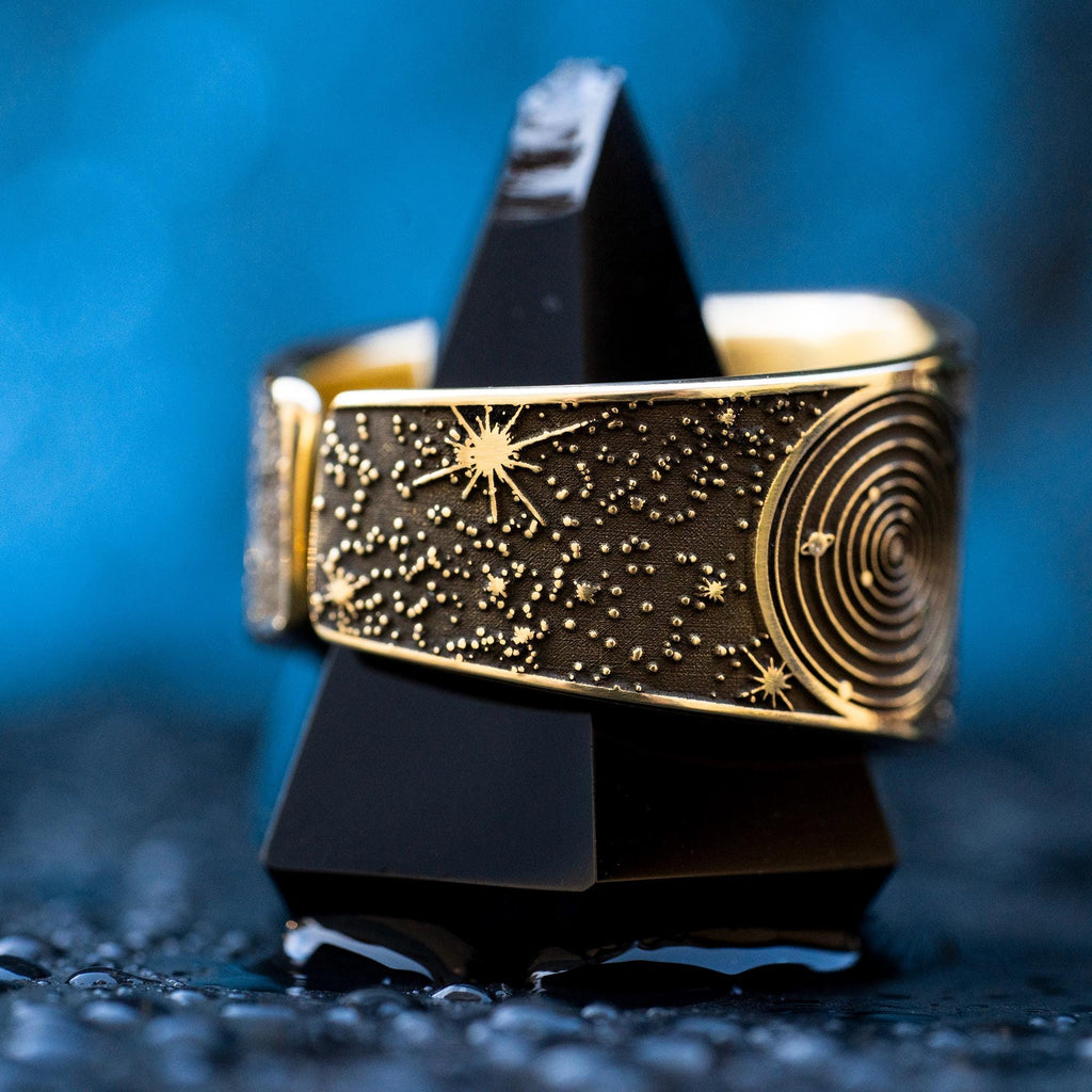 Goetia Sixth Pentacle of Jupiter Ring: Kabbalah Seal of Solomon Amulet