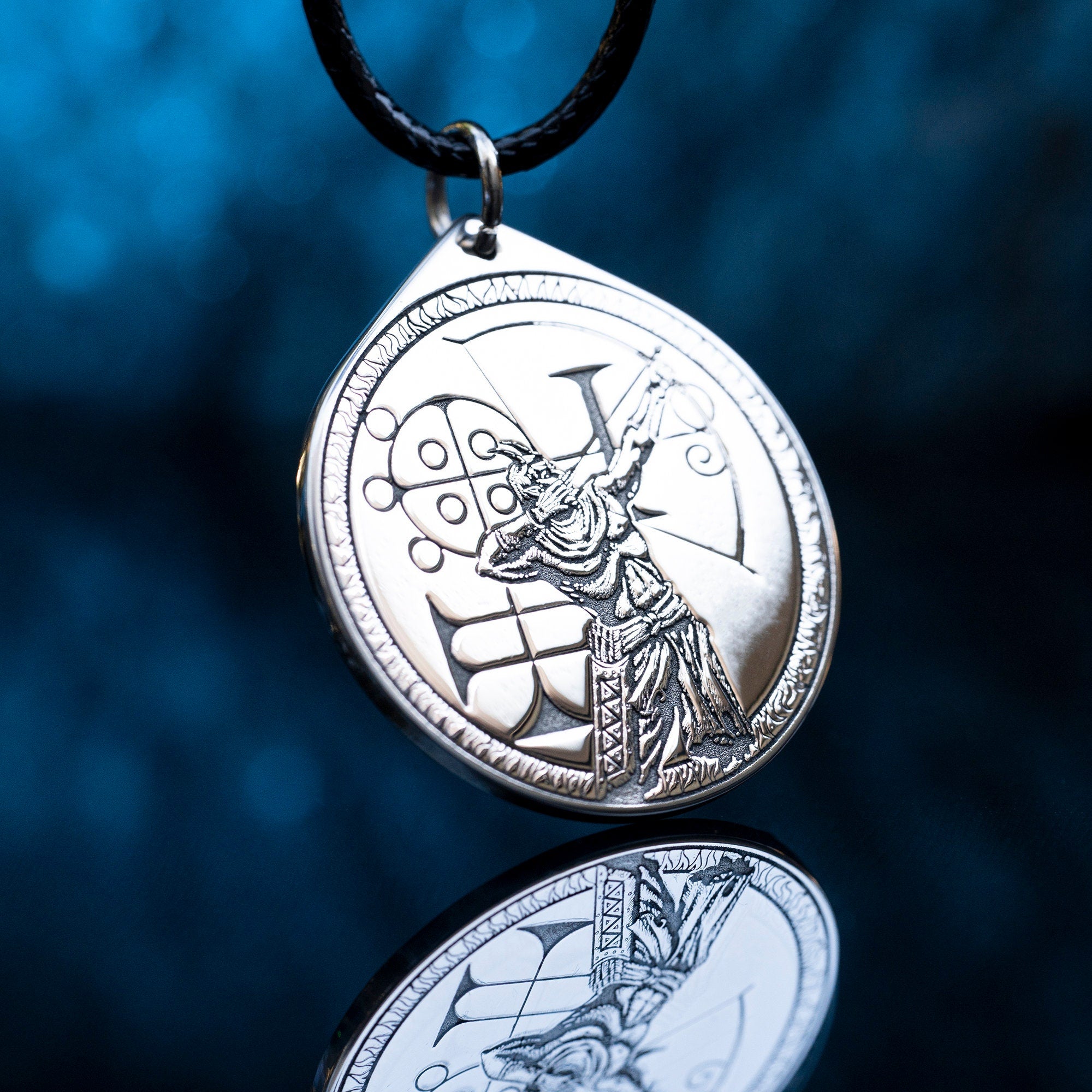 King Buer Seal Pendant: Demon of Healing, Solomon Kabbalah Occult Talisman