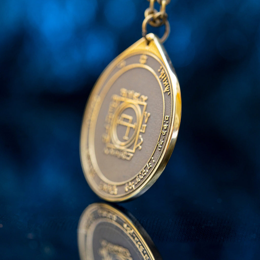 The Fifth Pentacle of the Sun pendant Solomon kabbalah amulet talisman seal goetia occult magic lemegeton