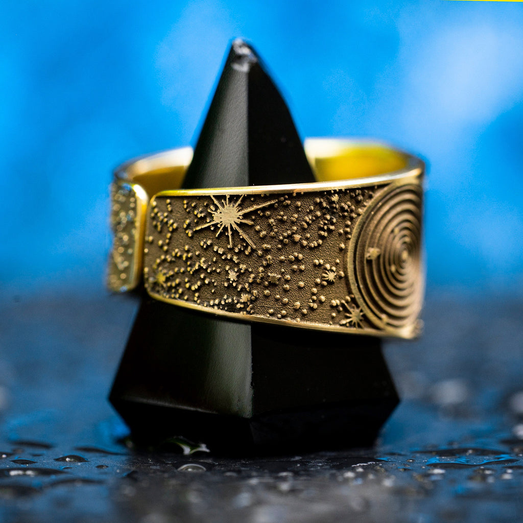Goetia Fourth Pentacle of Saturn Ring: Kabbalah Amulet Talisman