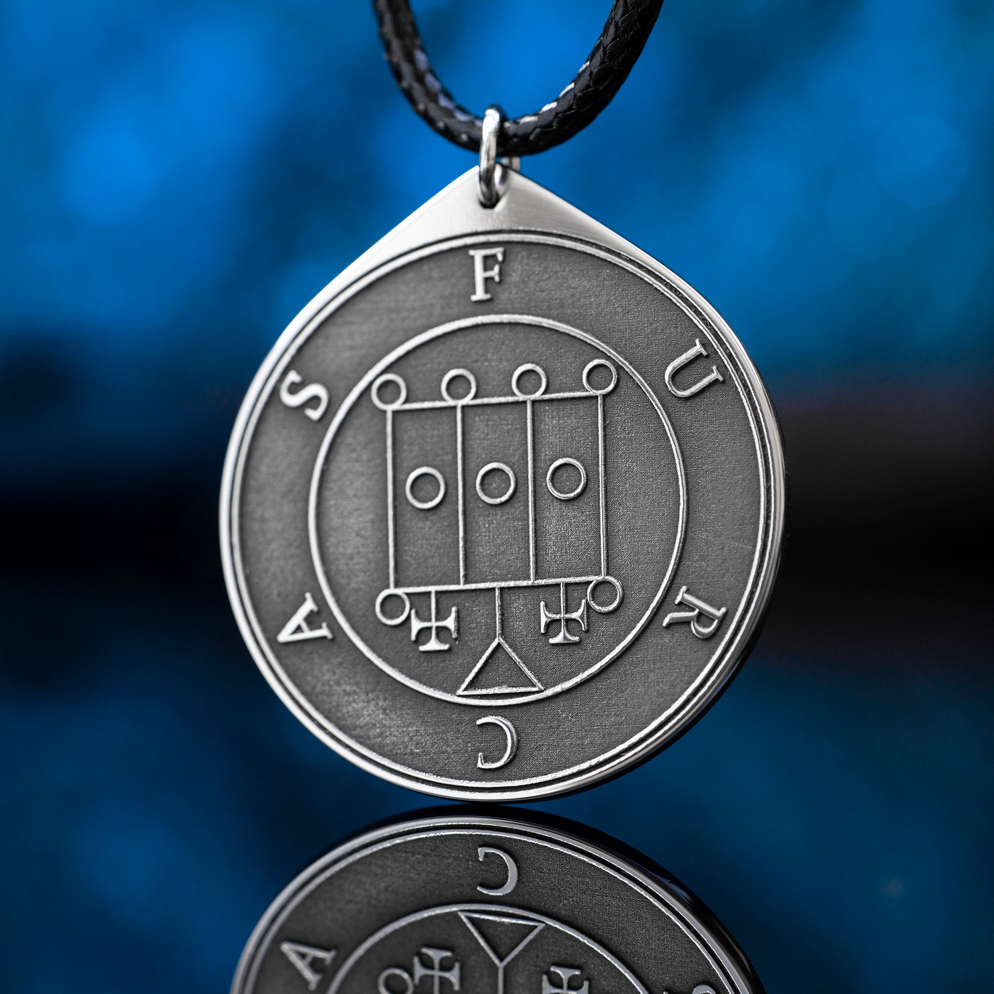 Furcas Seal Pendant: Talisman of Wisdom and Eloquence, Goetia magic amulet