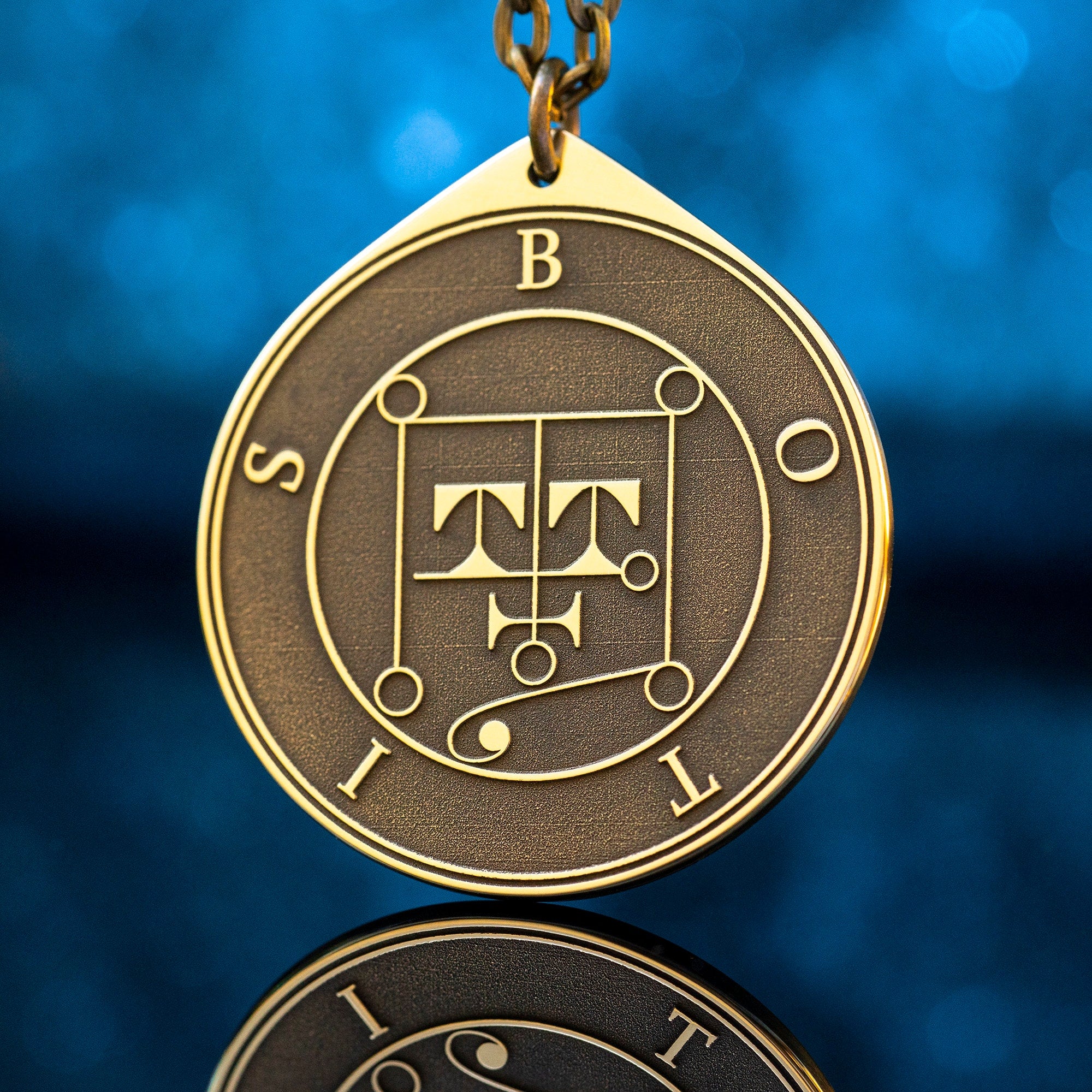 Botis Seal Pendant: Demon of Reconciliation of Friends and Enemies, Goetia Solomon kabbalah occult magic