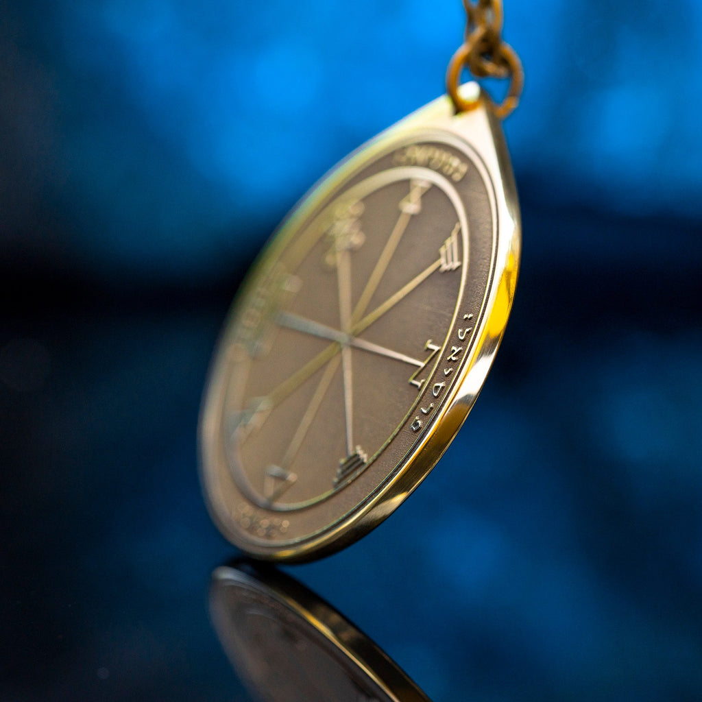 The First Pentacle of Jupiter pendant Solomon kabbalah amulet talisman seal goetia occult magic lemegeton