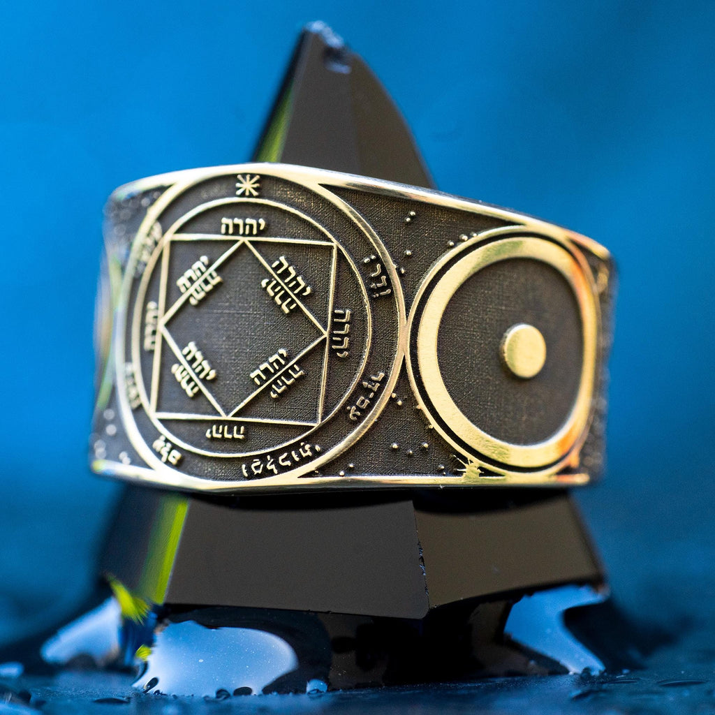 Third Pentacle of the Sun Ring: Kabbalah Solomon Goetia Amulet