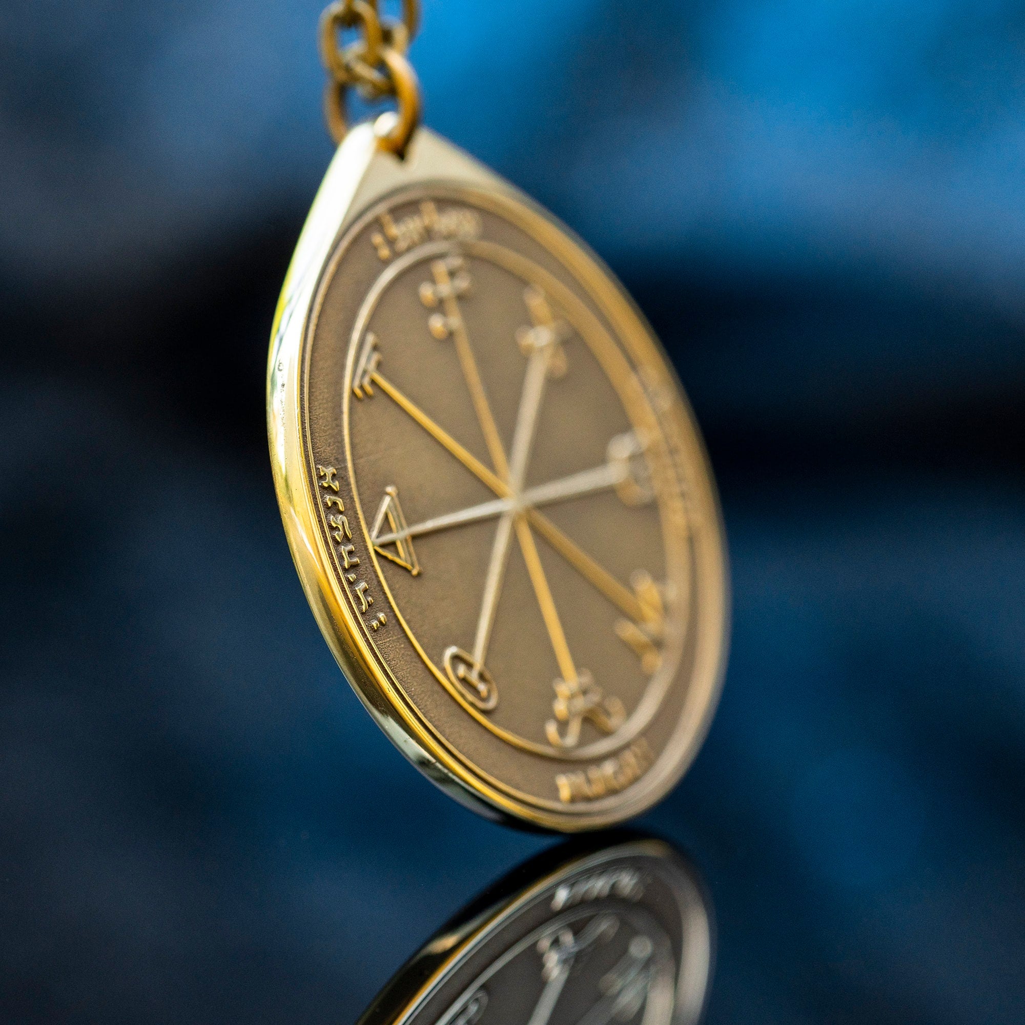 The Third Pentacle of Saturn pendant Solomon kabbalah amulet talisman seal goetia occult magic lemegeton