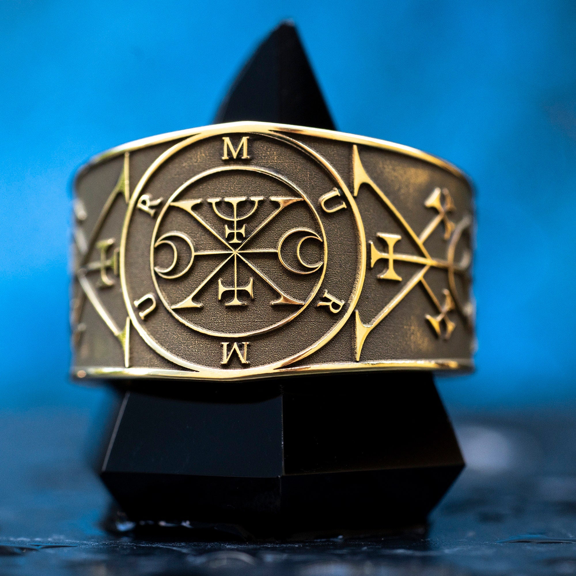 Murmur Seal Ring: Demon of Necromancy and Ancestors, Solomon Goetia magic Kabbalah