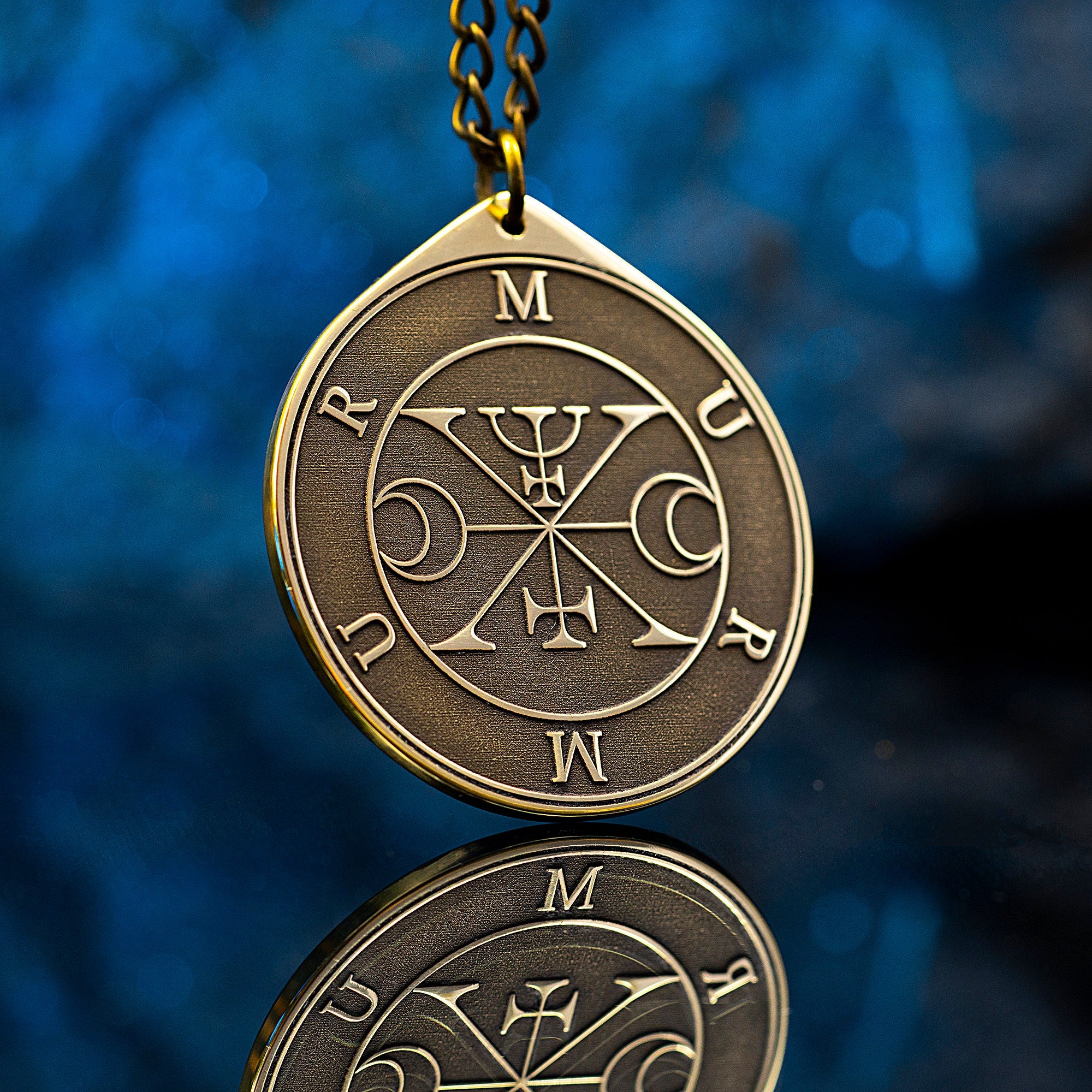 Duke Murmur Seal Pendant: Lesser Key of Solomon Amulet