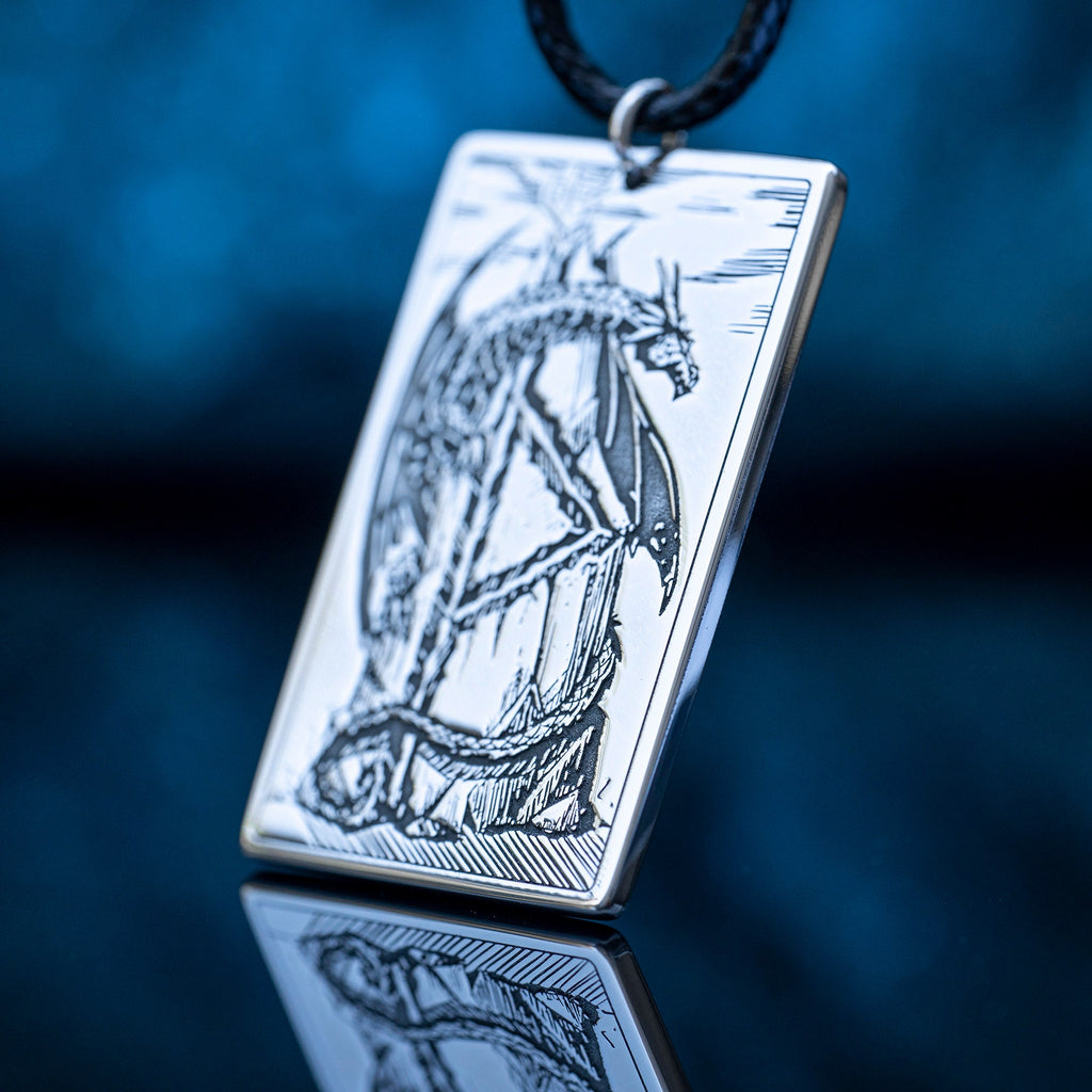 Thurisaz Rune Unconscious Active Defensive Force Celtic Dragon Elder Futhark Rune viking magic amulet kabbalah pendant talisman