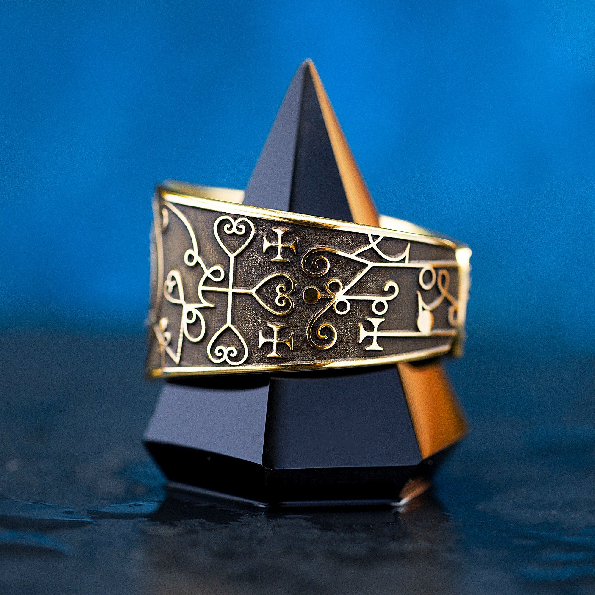 Beleth Seal Ring: Demon of Love and Royal Power, Solomon Goetia Kabbalah Occult Talisman
