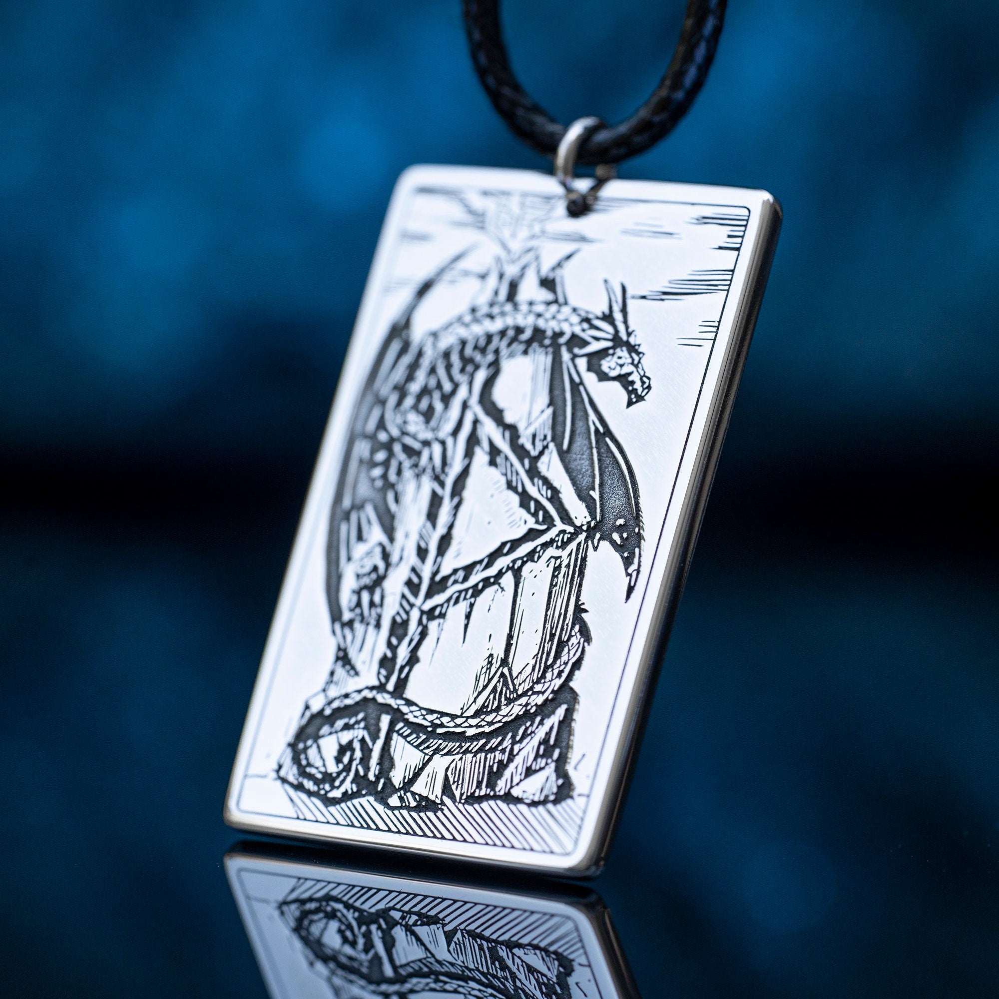 Thurisaz Rune Unconscious Active Defensive Force Celtic Dragon Elder Futhark Rune viking magic amulet kabbalah pendant talisman