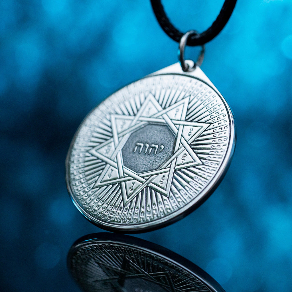 72 Names of God Pendant: Kabbalah Amulet, Solomon Seal Talisman