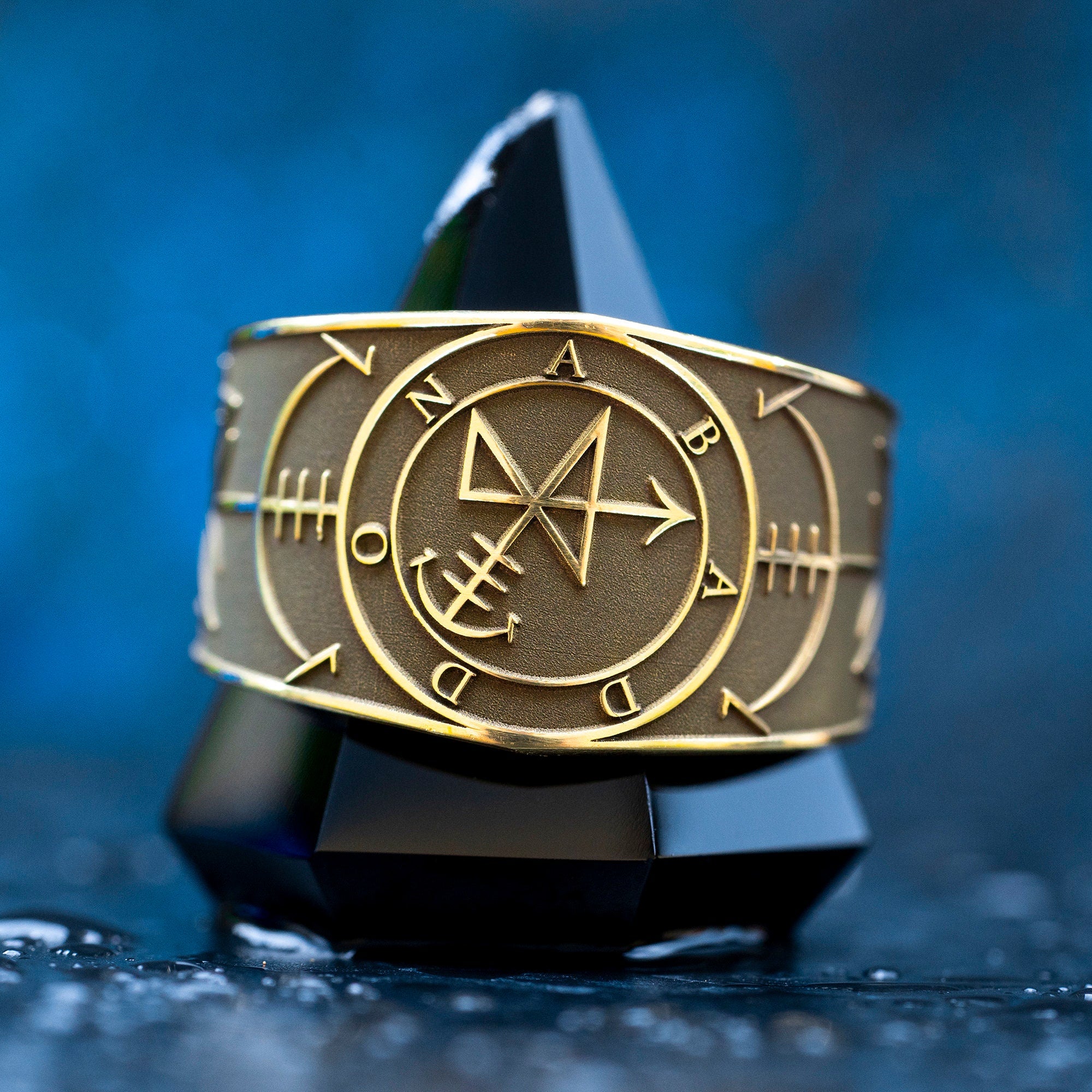 Abaddon Seal Ring: Demon of the Abyss and Destruction, Apollyon Occult Solomon Goetia