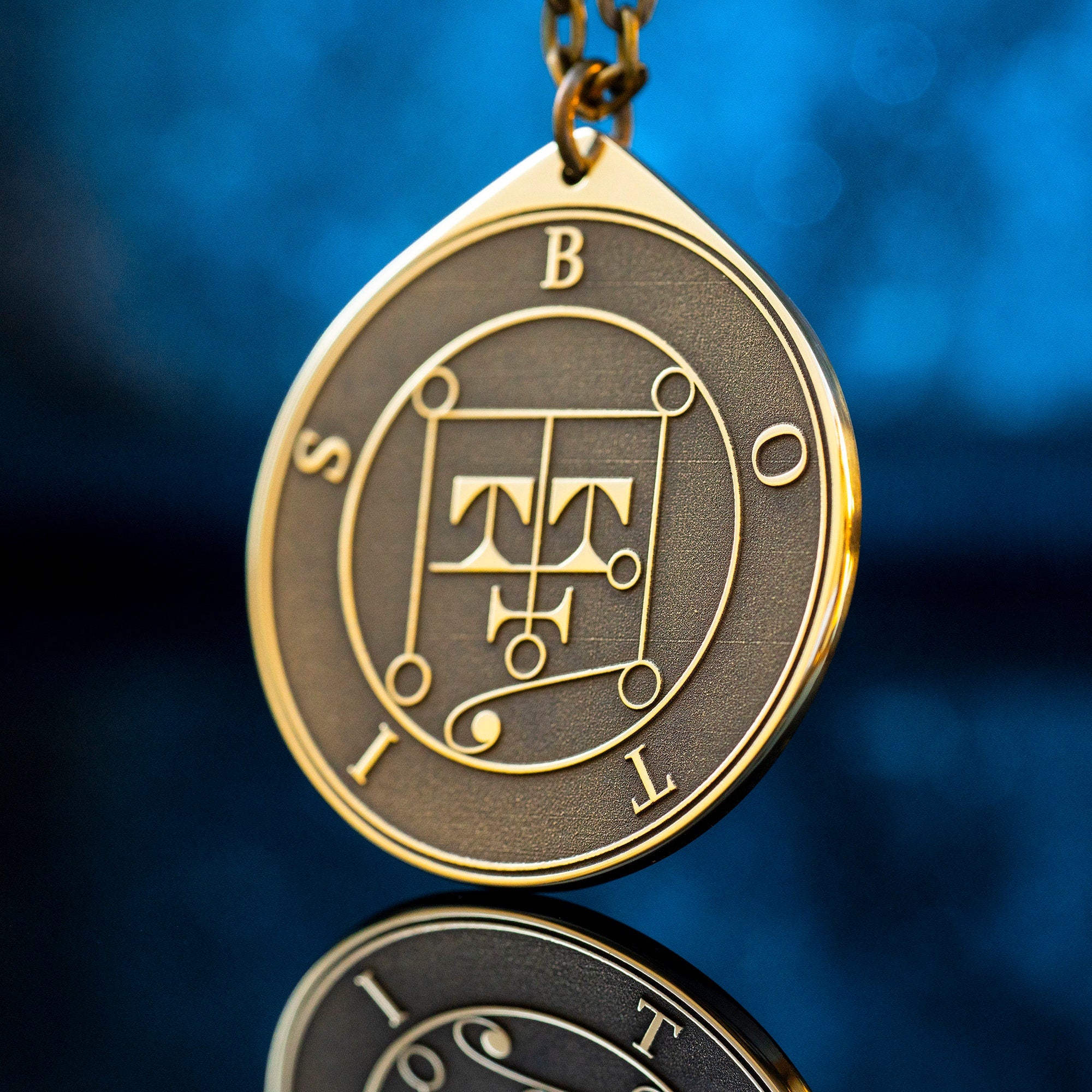 Botis Seal Pendant: Demon of Reconciliation of Friends and Enemies, Goetia Solomon kabbalah occult magic